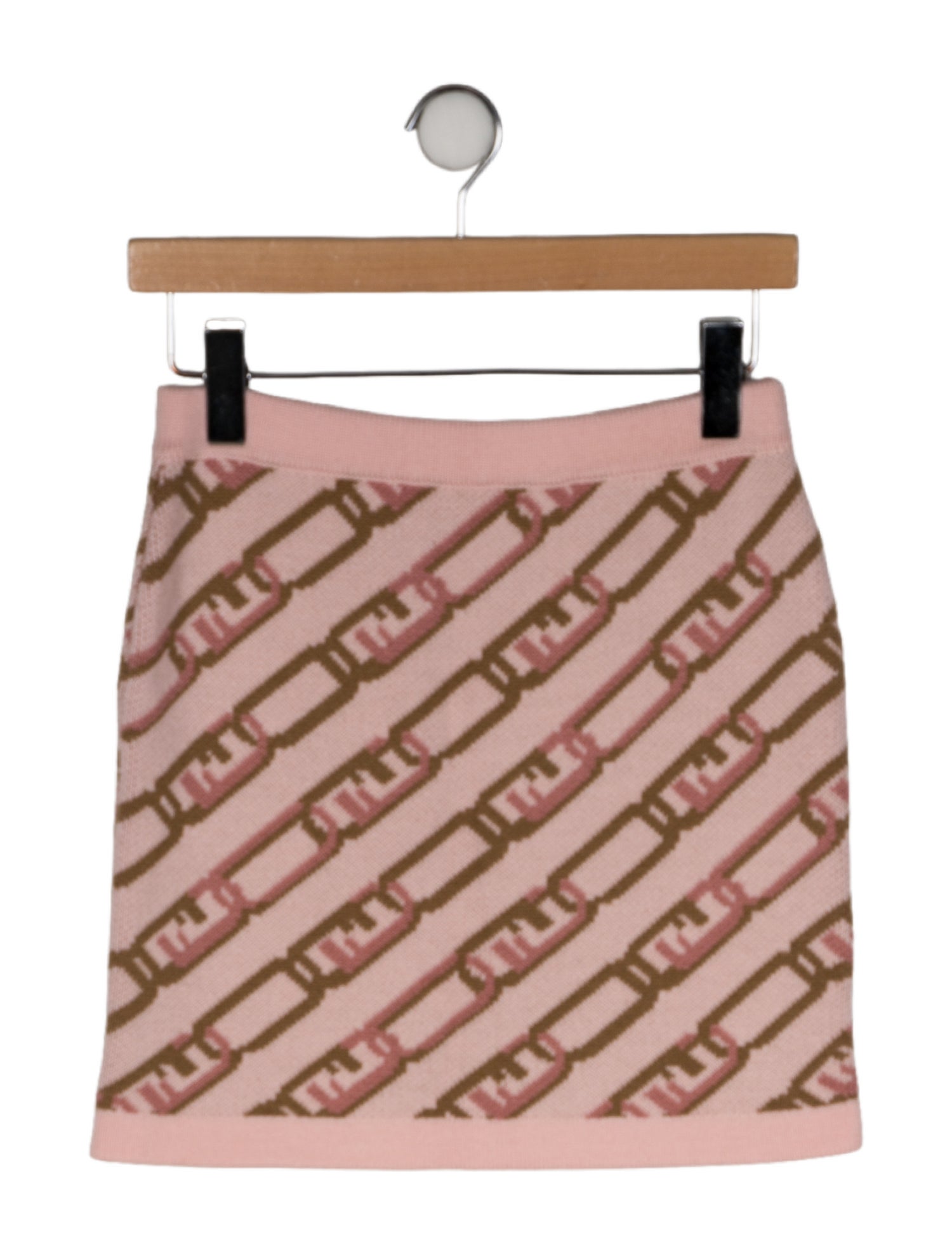 Fendi Girls' Pattern Printed Woven Skirt