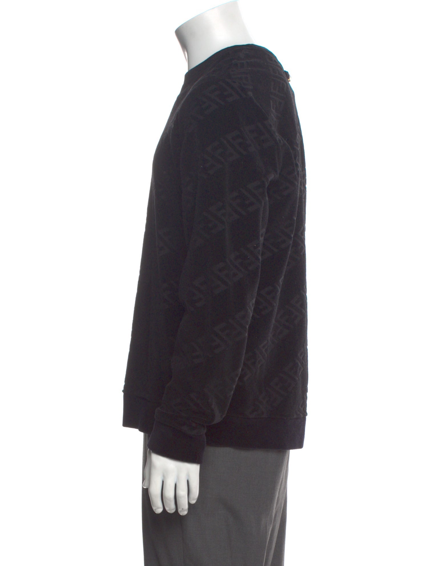 Fendi Crew Neck Long Sleeve Pullover