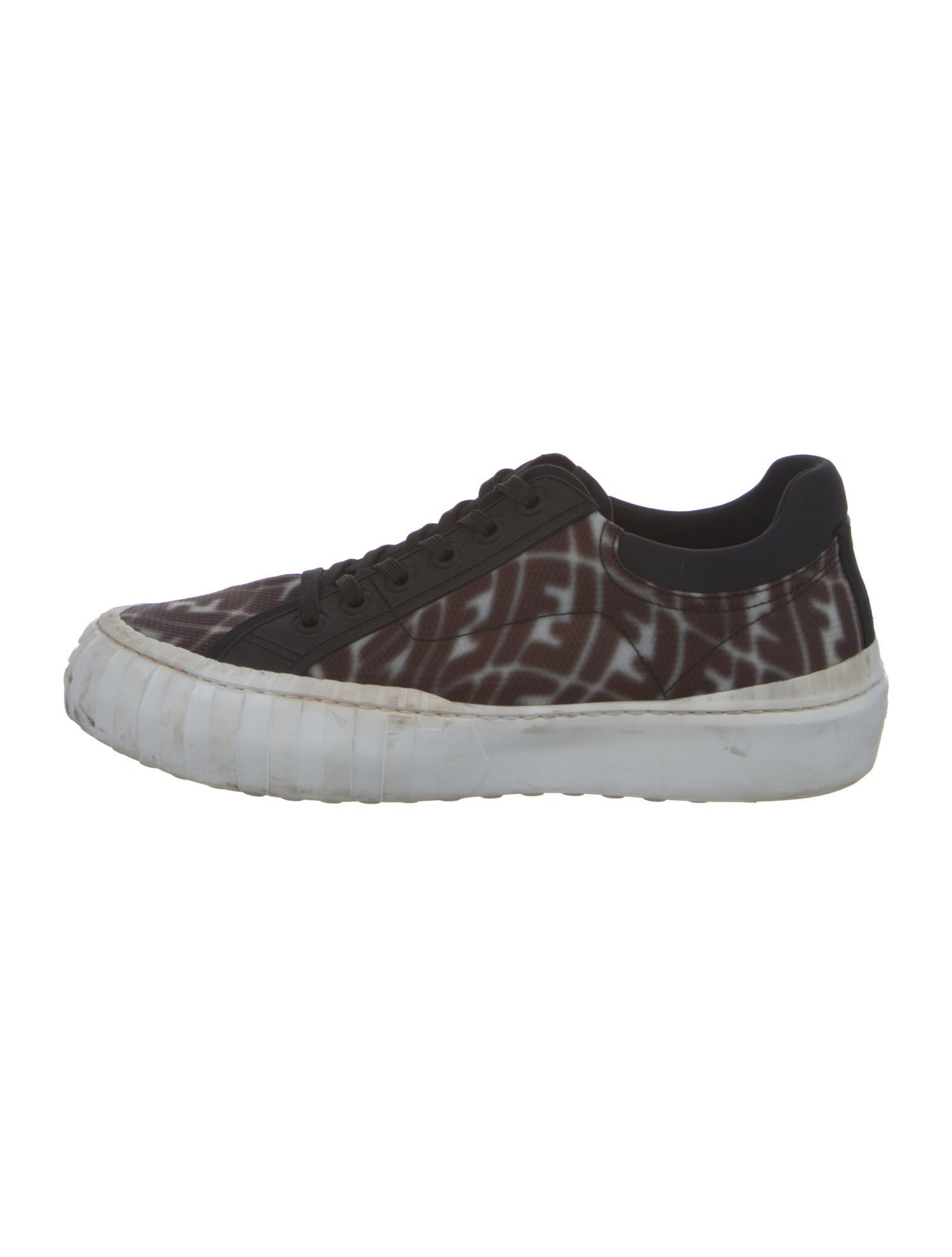 Fendi Zucca FF Logo Tie-Dye Print Sneakers