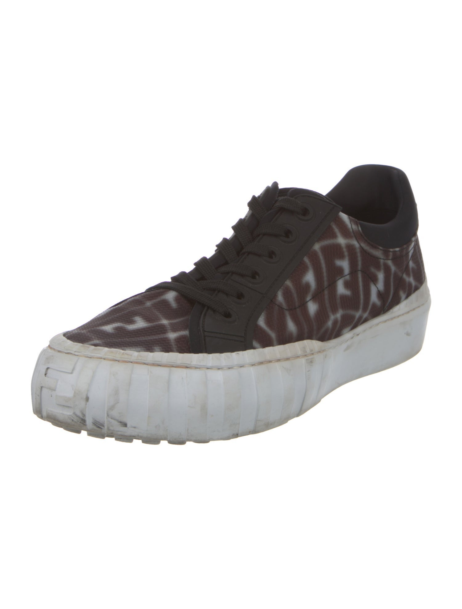 Fendi Zucca FF Logo Tie-Dye Print Sneakers