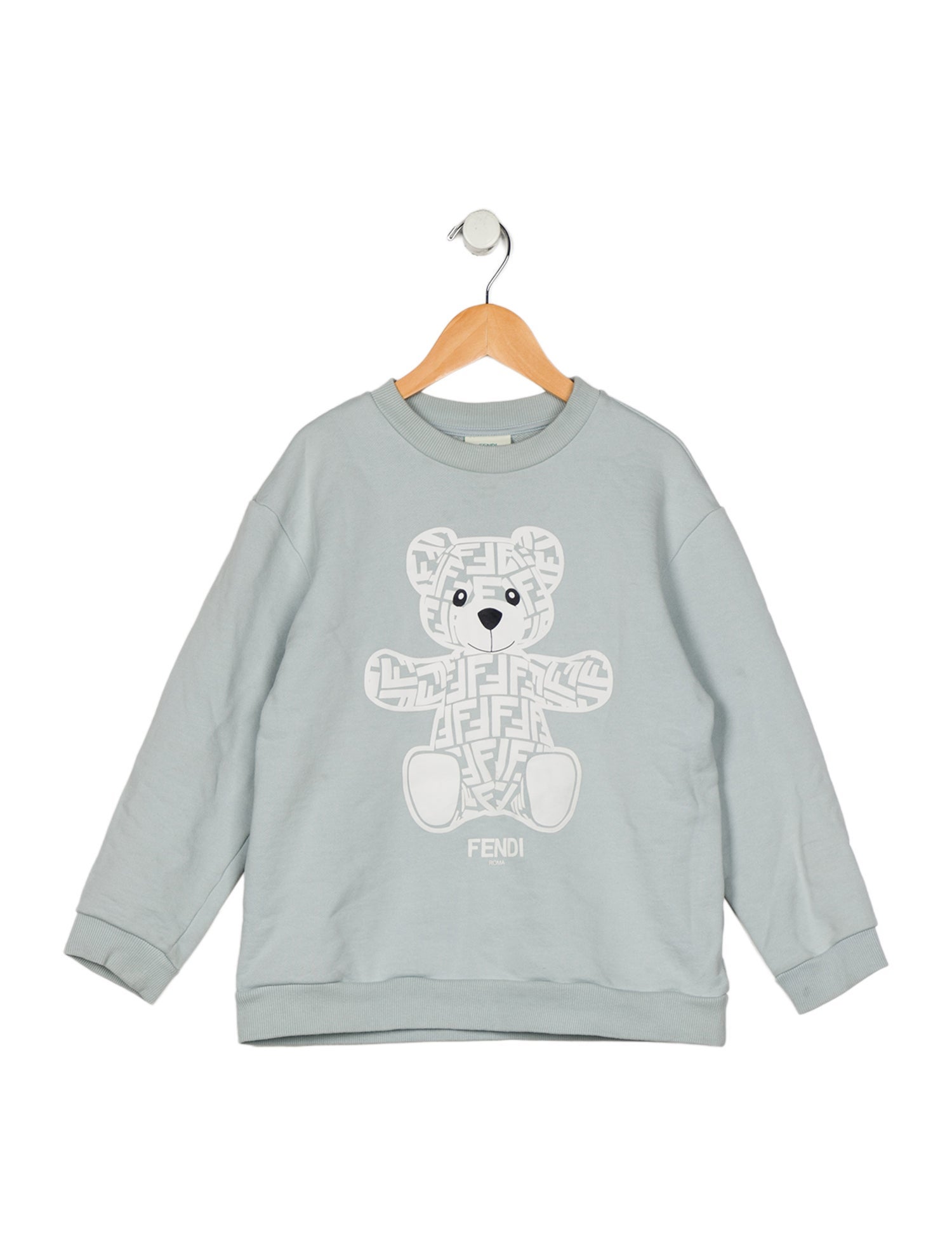 Fendi Cotton blue long sleeve sweatshirt