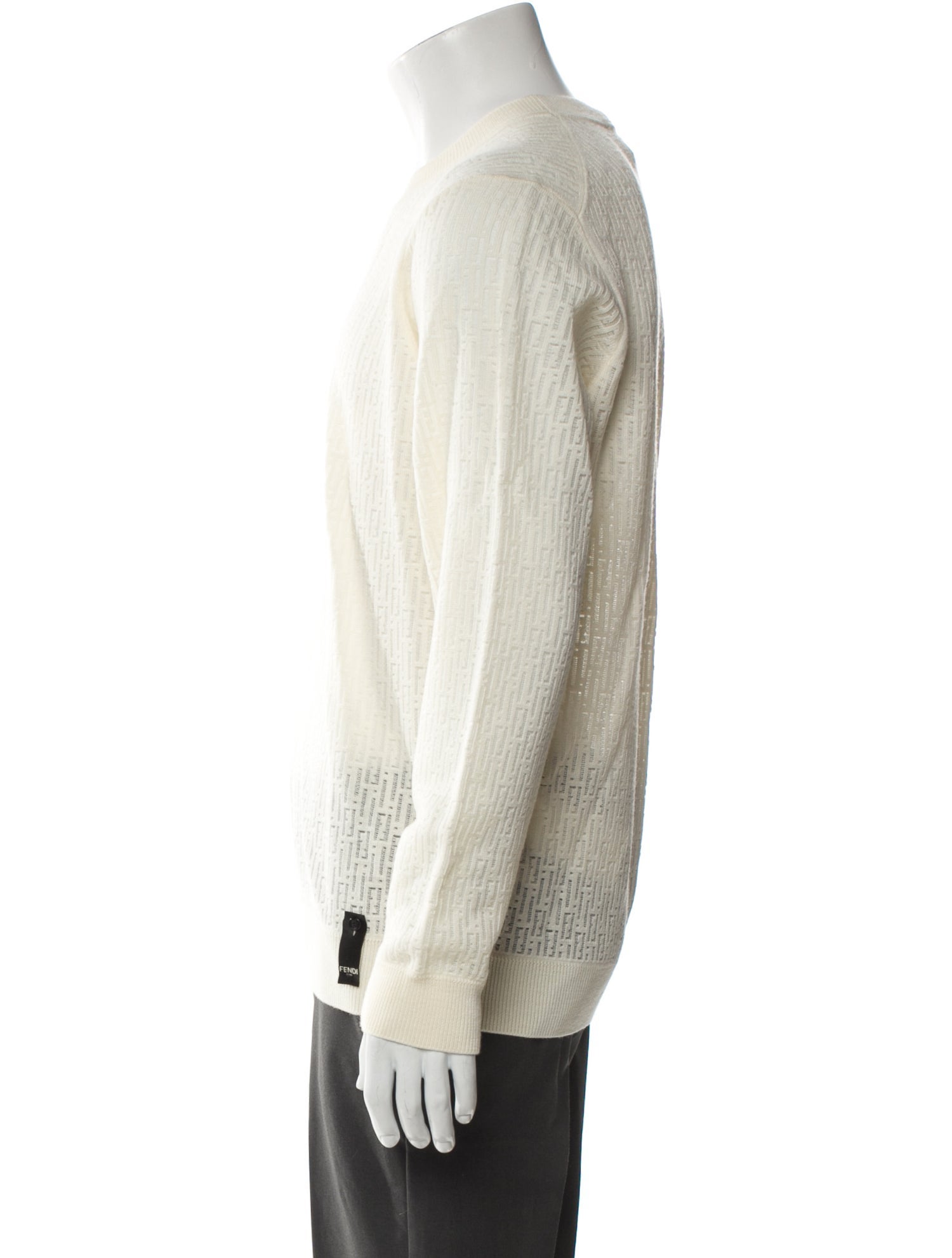 Fendi Wool Crew Neck Pullover w/ Tags