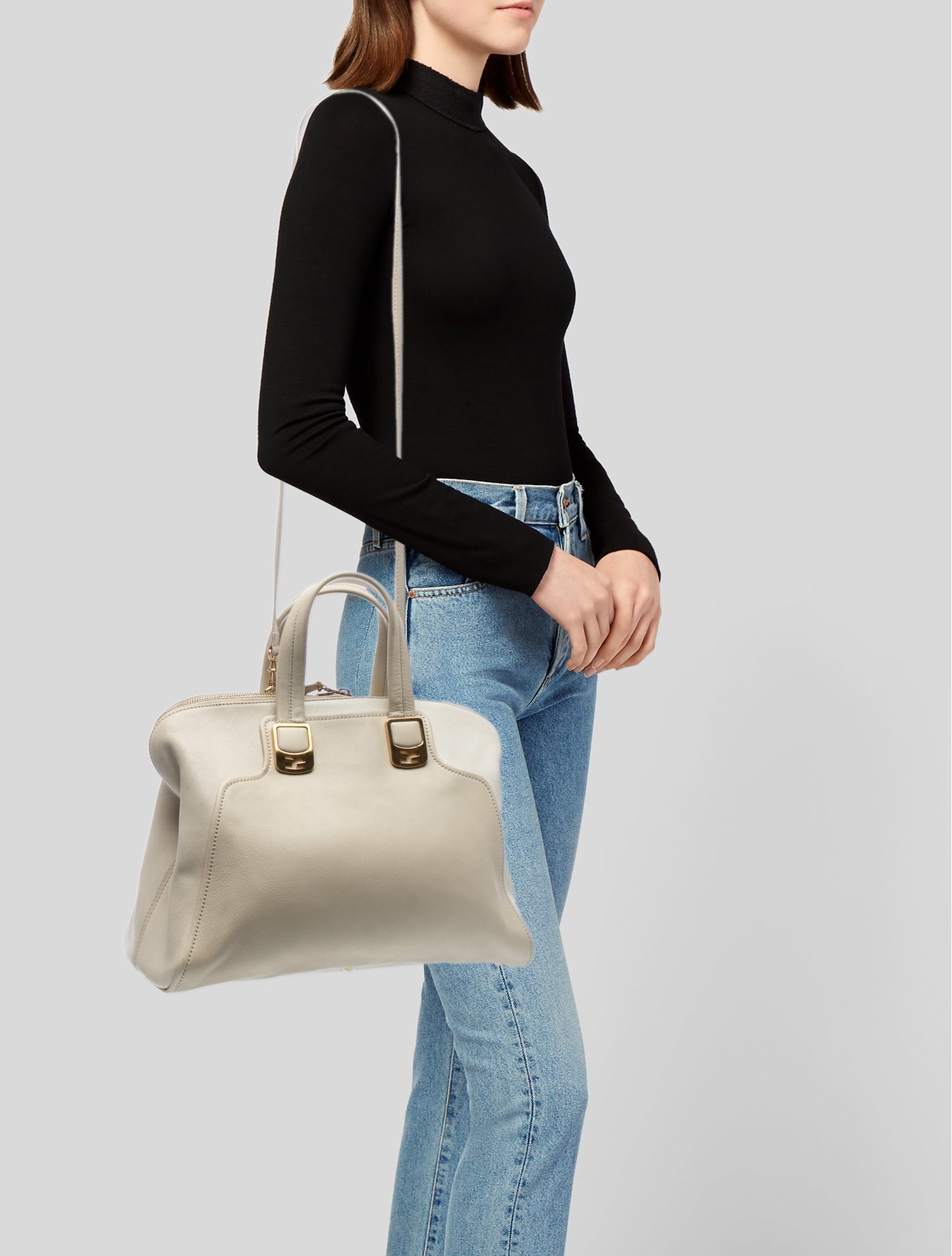 Fendi Leather Shoulder Bag