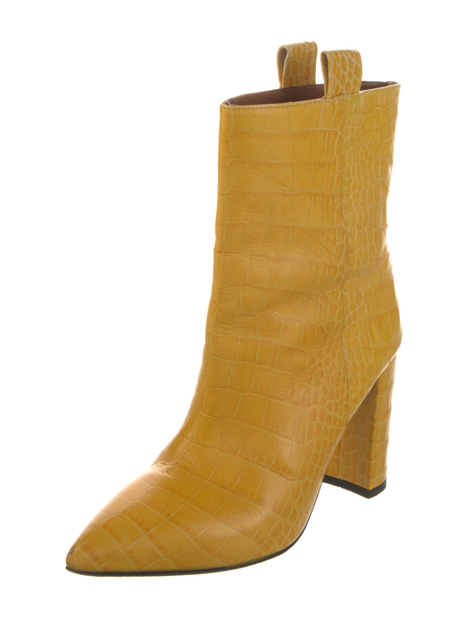 Paris Texas Embossed Leather Boots