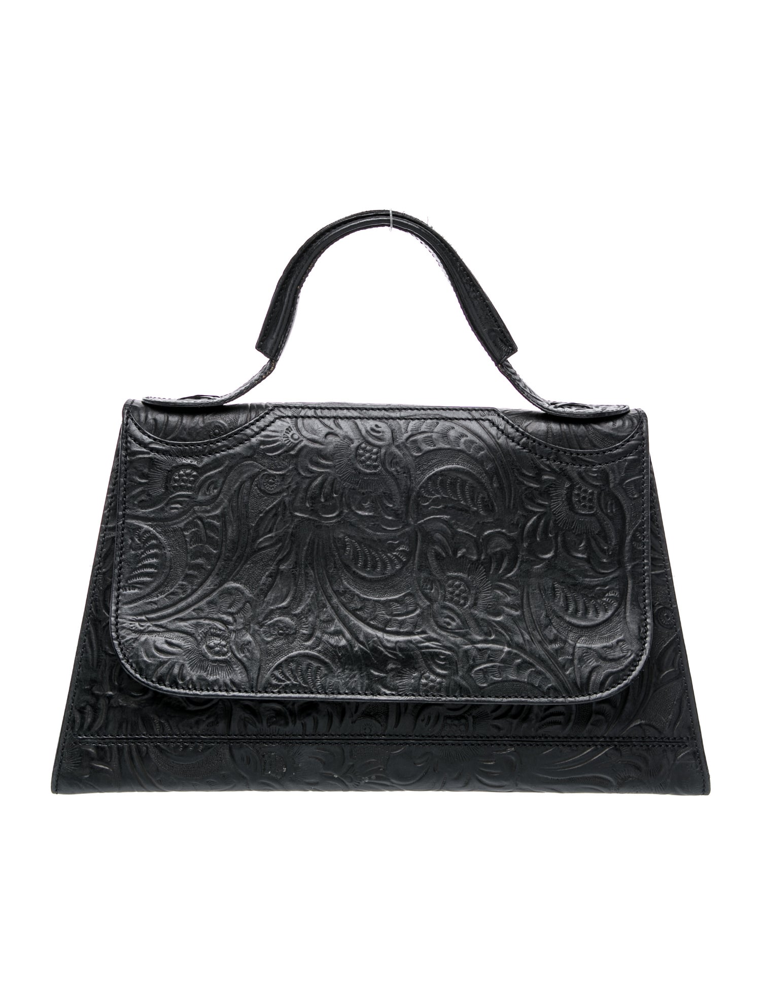 Fendi Embossed Leather Vintage Vintage