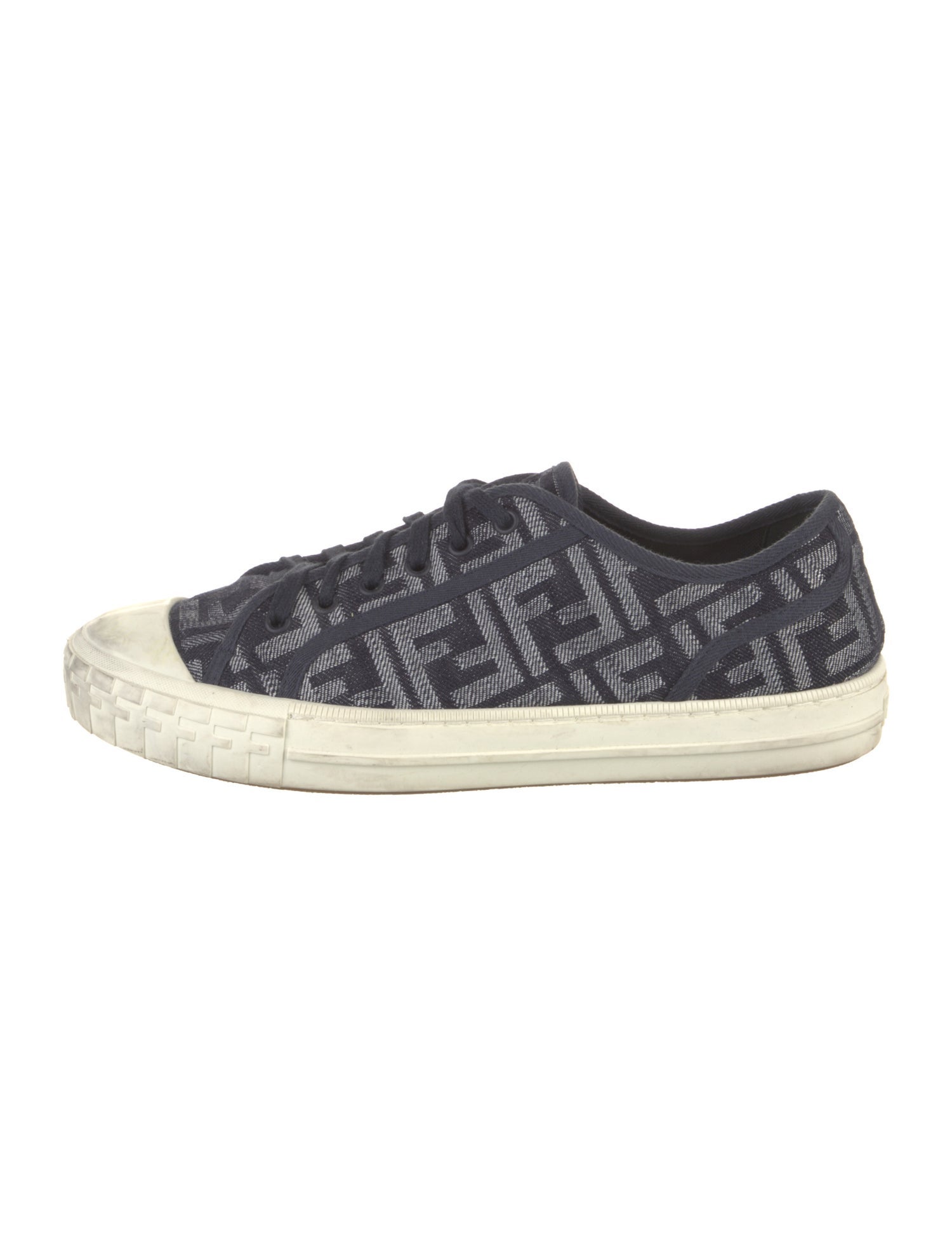 Fendi Zucca FF Logo Canvas Sneakers