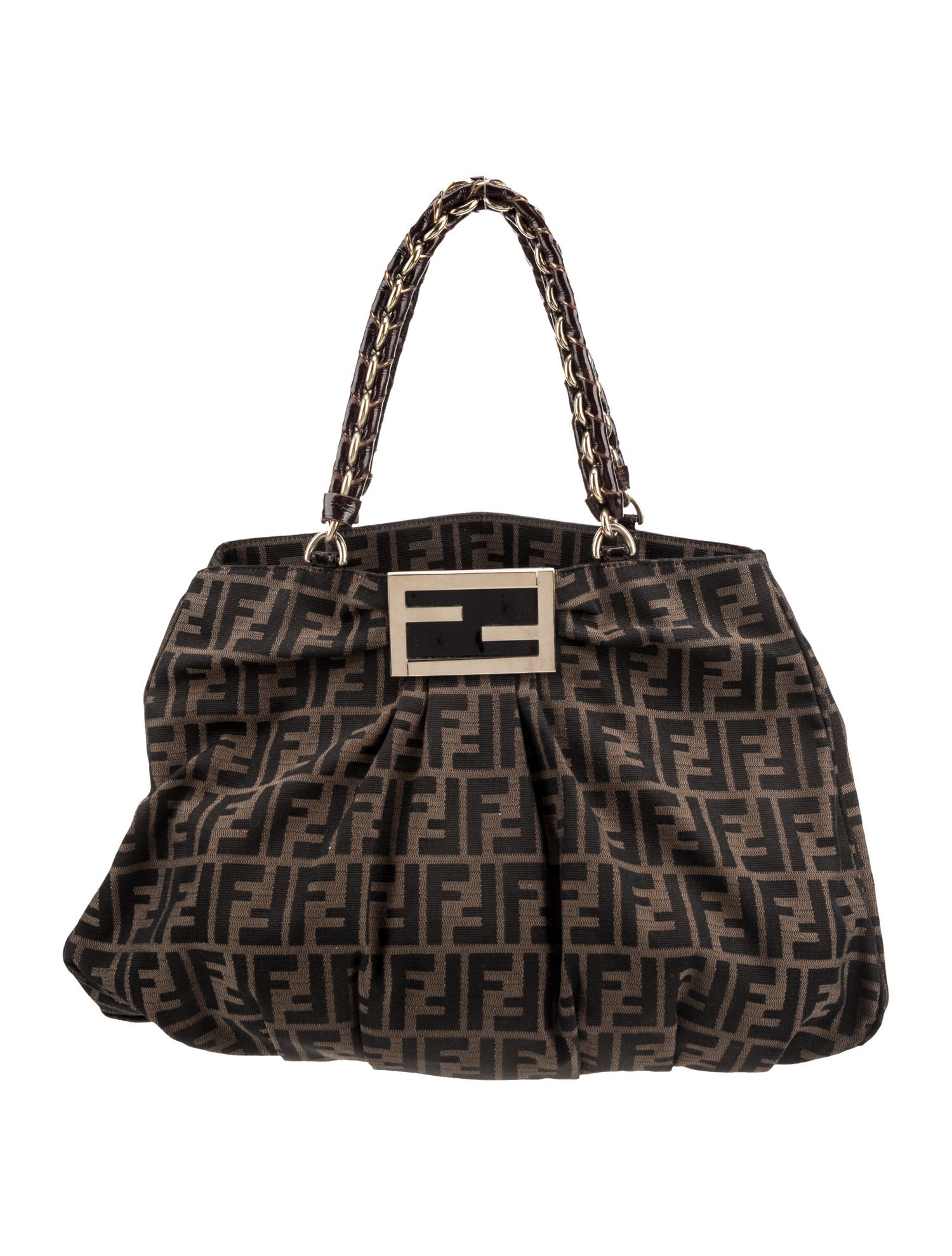 Fendi Zucca FF Shoulder Bag