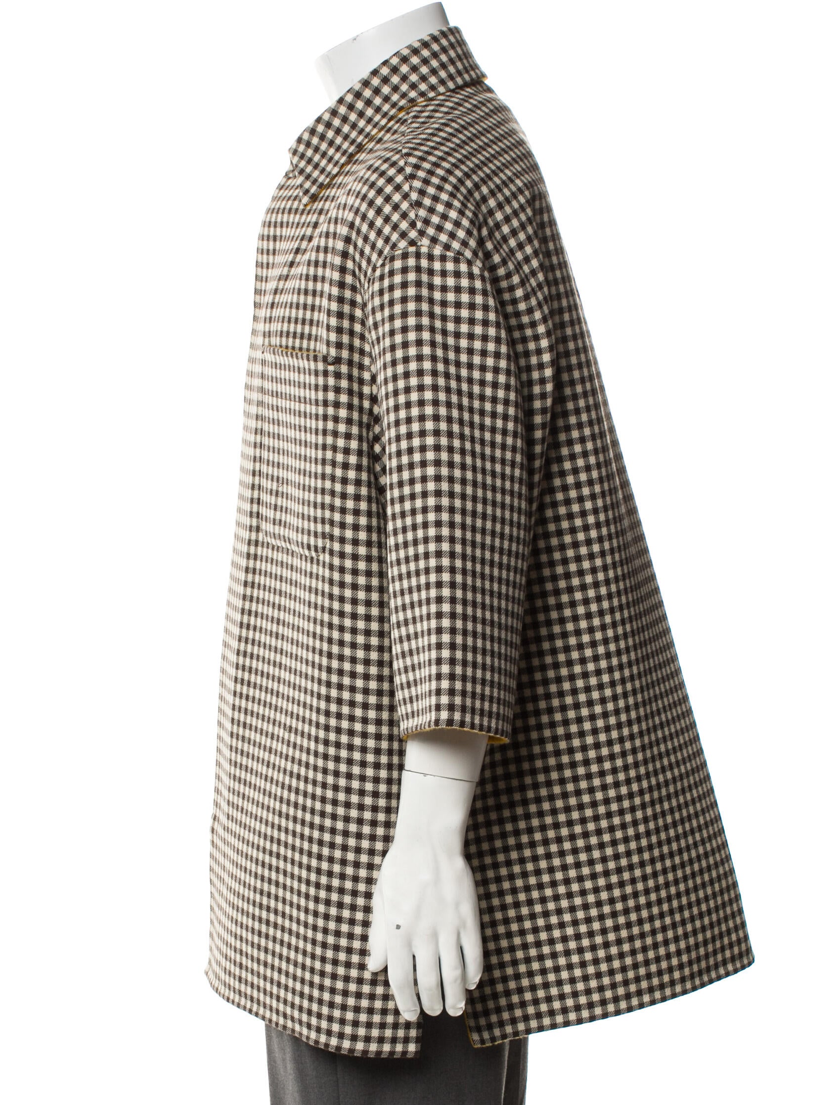 Fendi Plaid Print Jacket