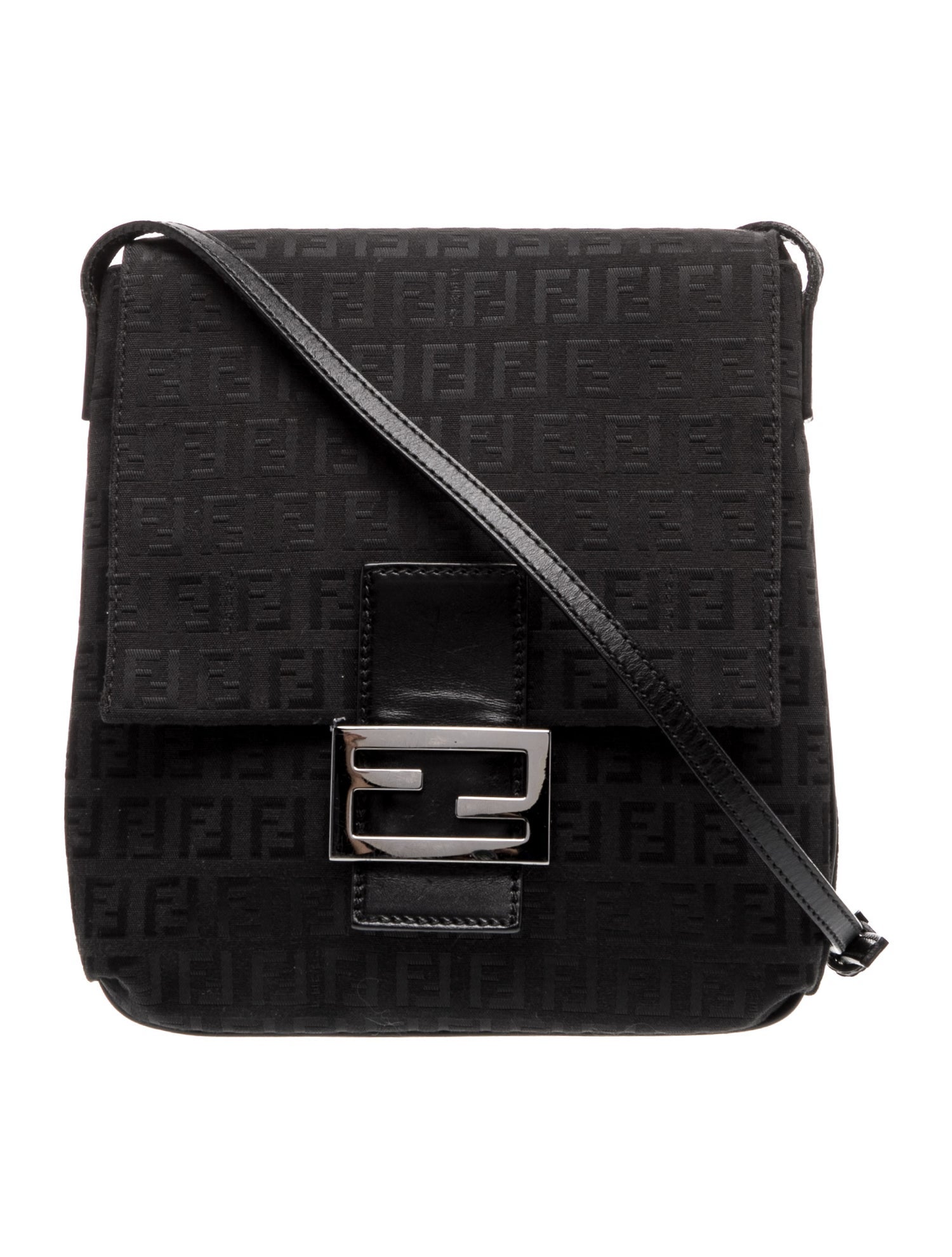 Fendi Zucchino FF Crossbody Bag