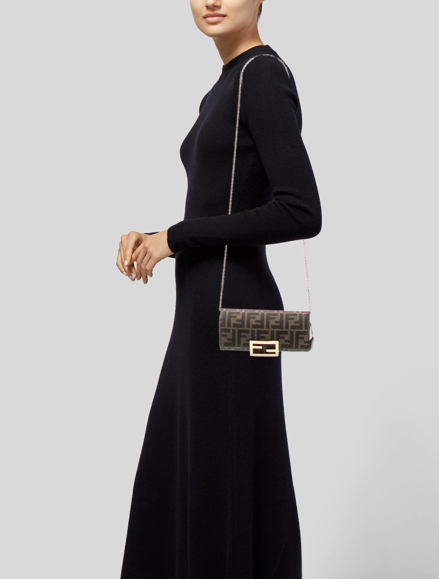 Fendi Zucca FF Baguette w/ Tags