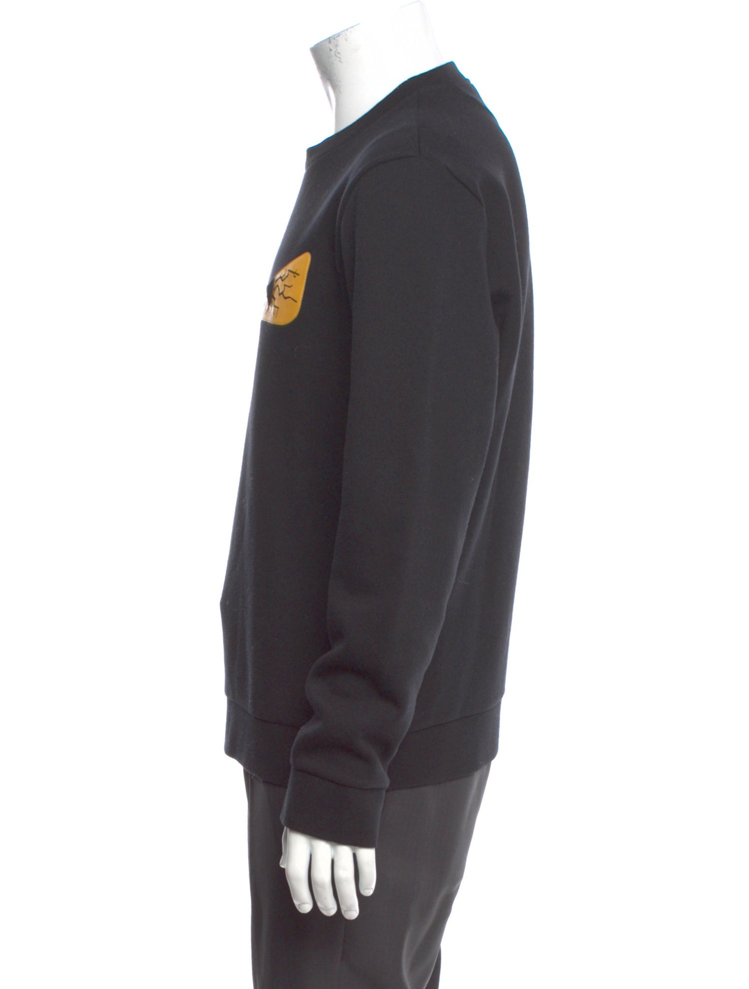 Fendi Monsters Motif Crew Neck Sweatshirt