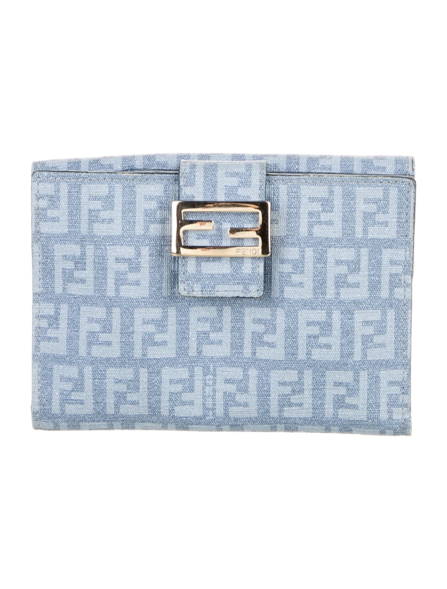 Fendi Vintage Printed French Purse