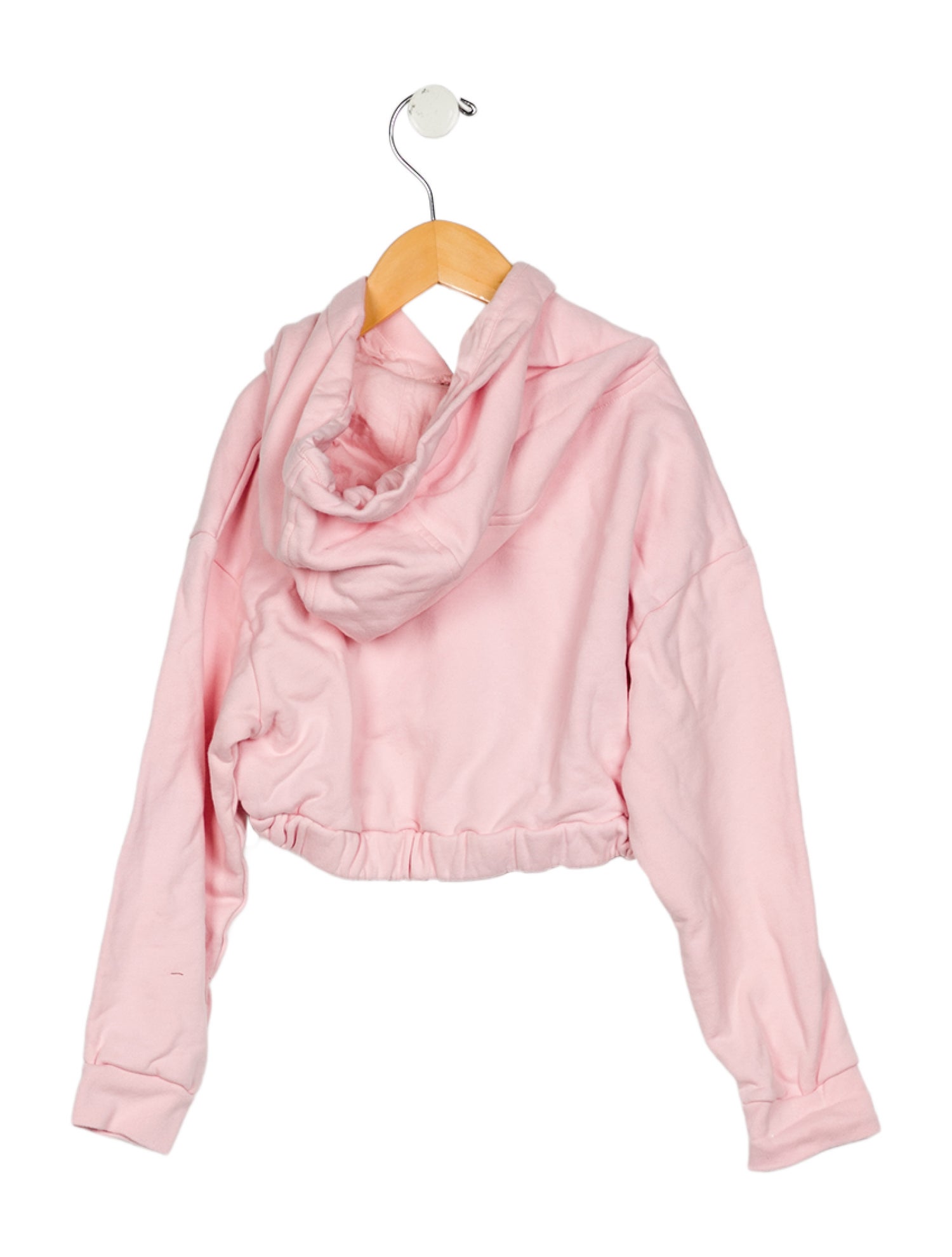 Fendi Girls' Graphic Cropped Hoodie