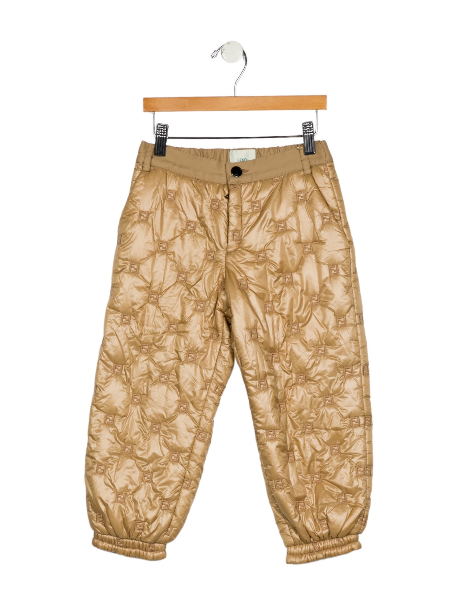 Fendi Boys' Nylon FF Pants w/Tags