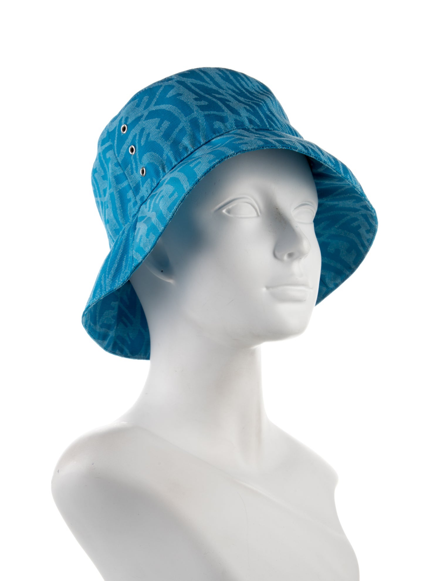Fendi Pattern Print Bucket Hat