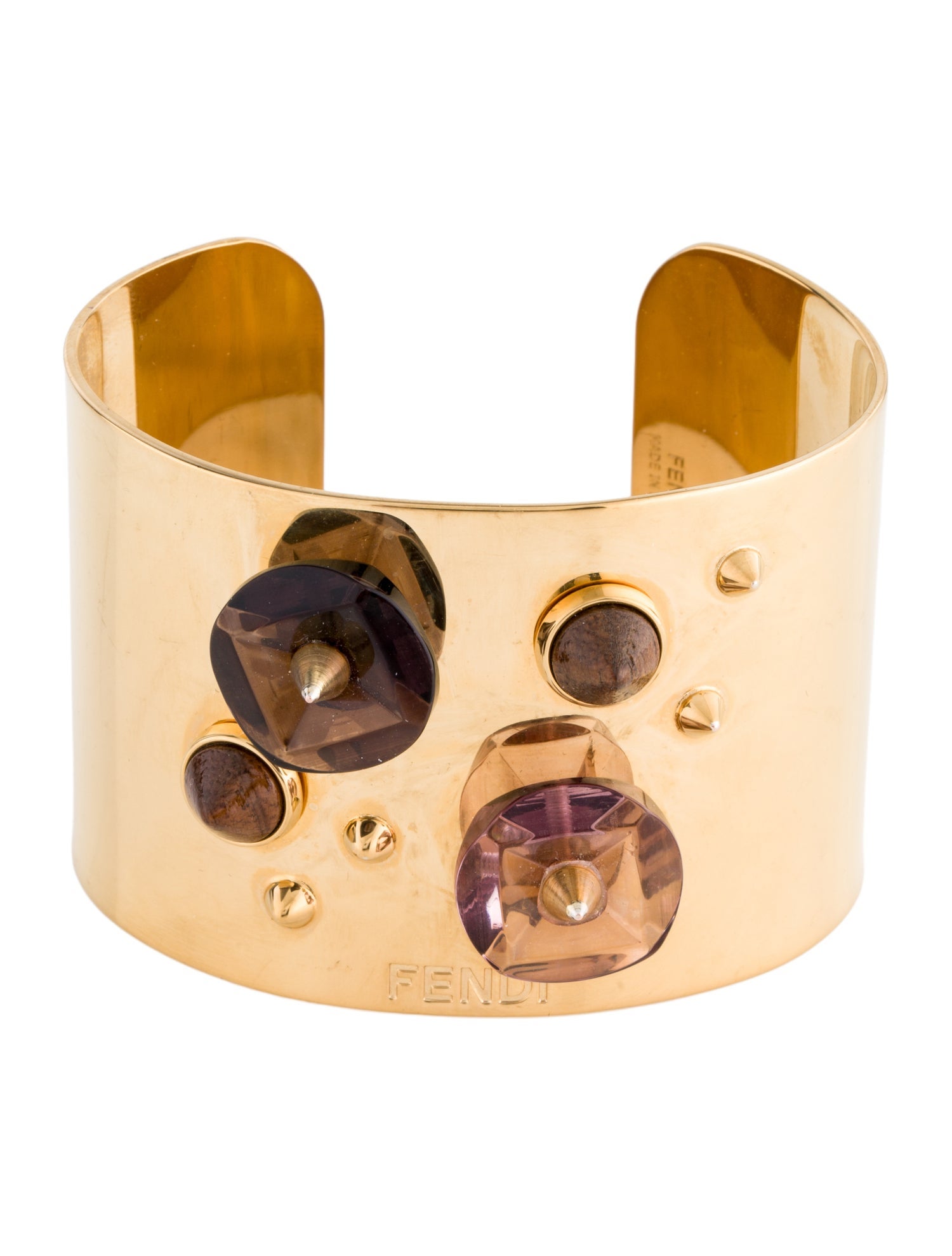 Fendi Resin Cuff Bracelet