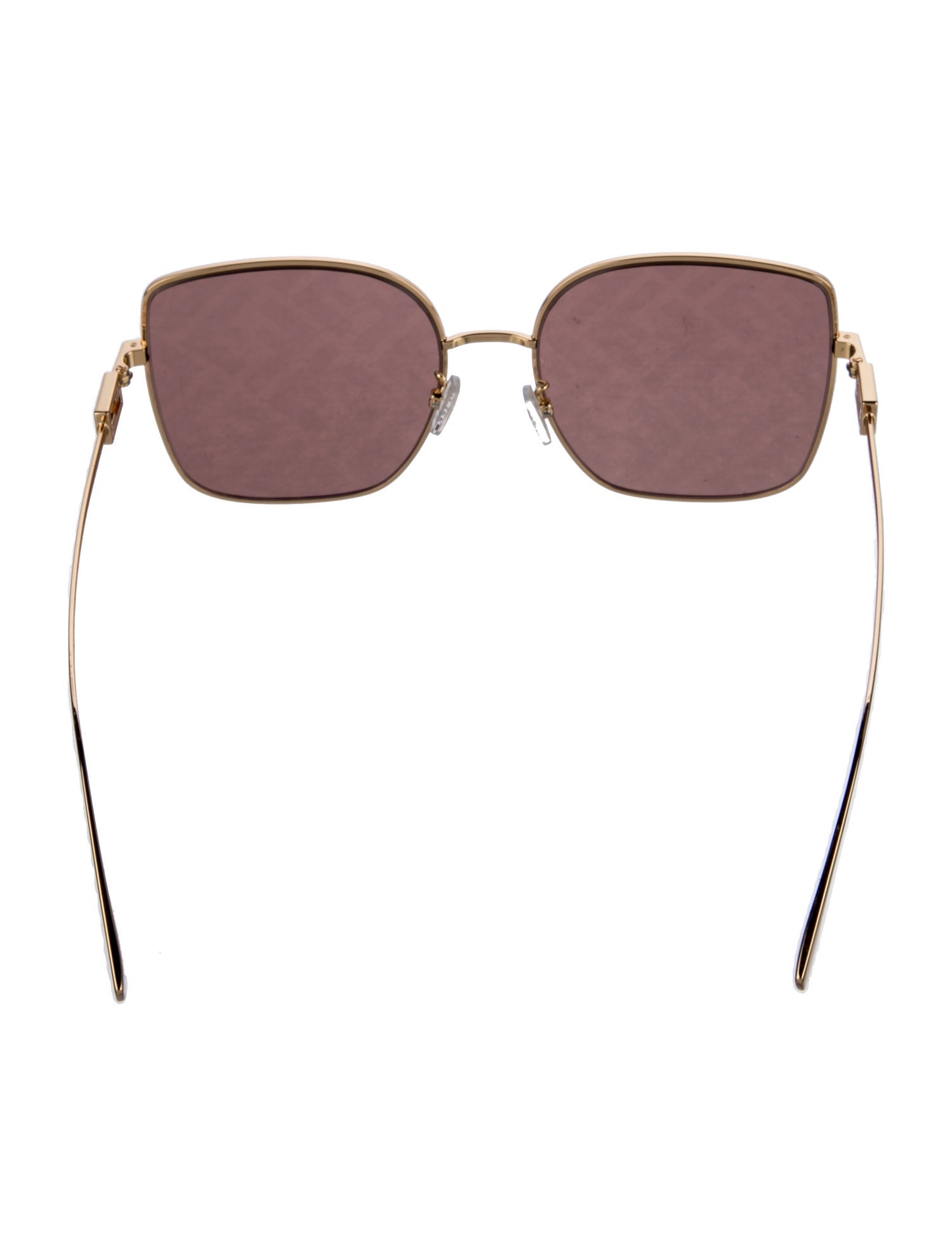 Fendi Zucca FF Logo Square Sunglasses