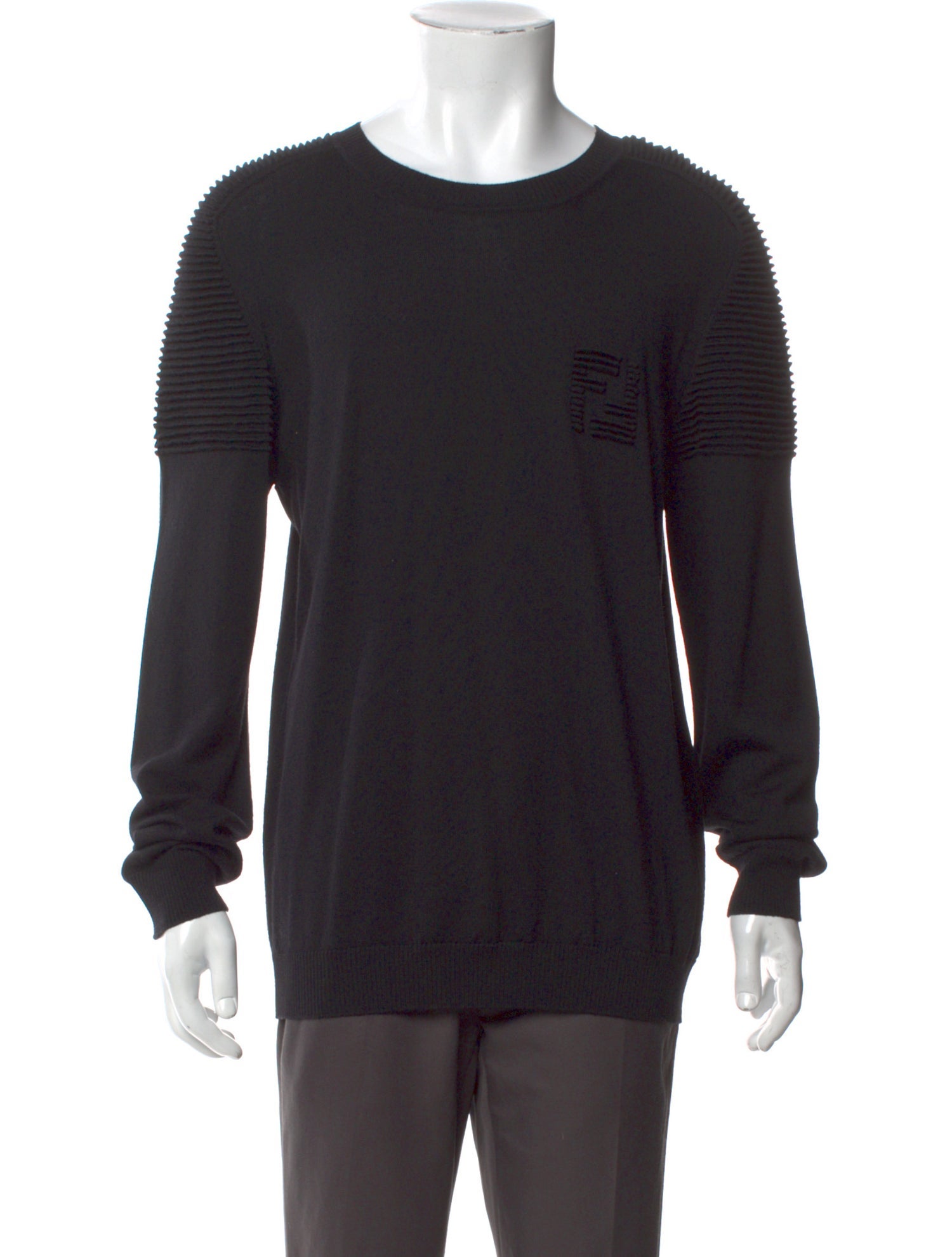 Fendi Wool Crew Neck Pullover