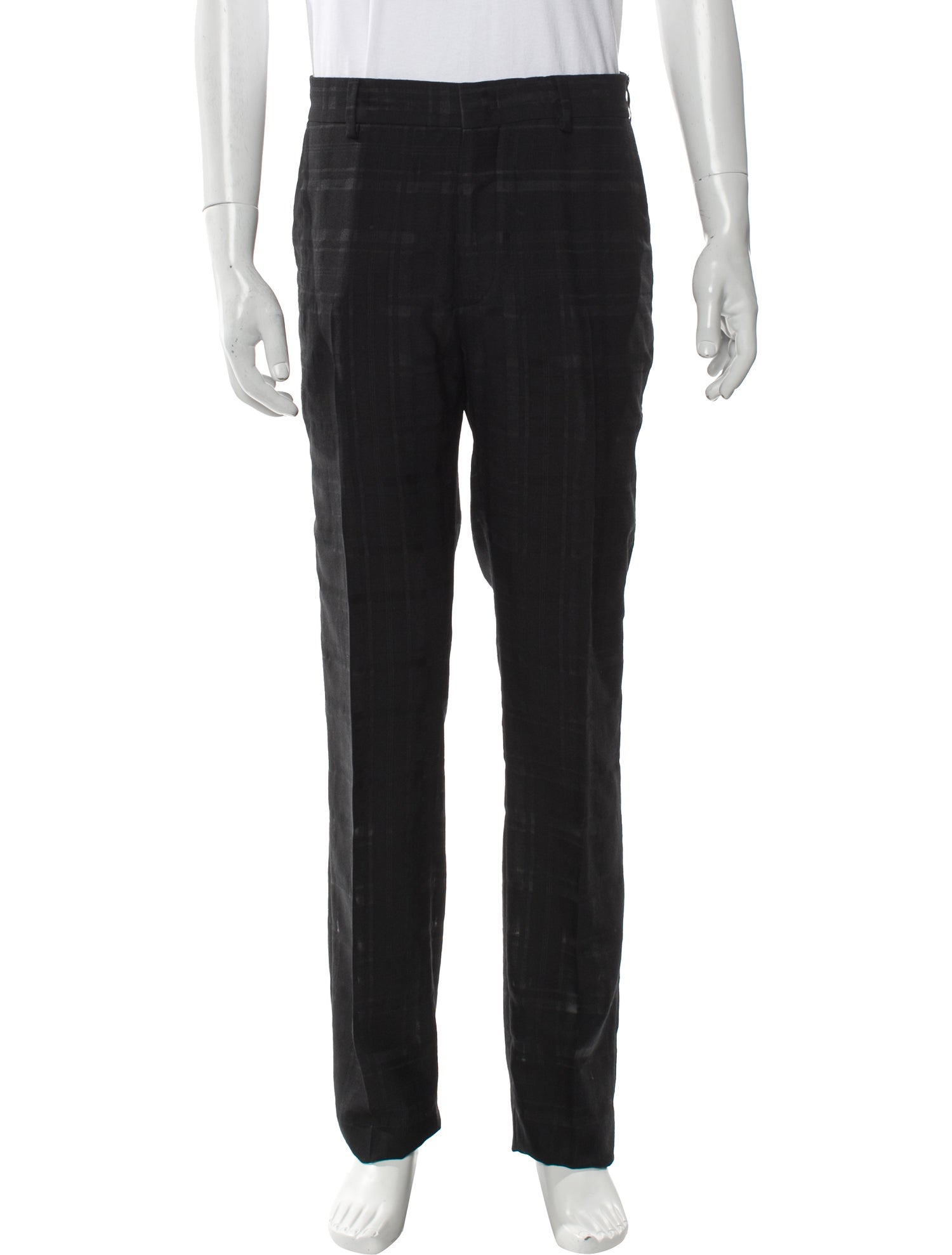 Fendi Plaid Print Pants