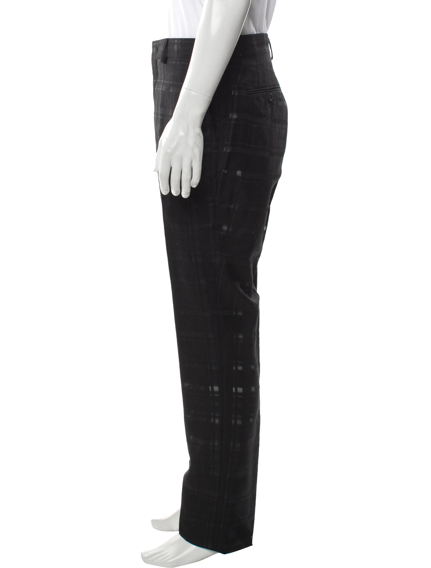 Fendi Plaid Print Pants