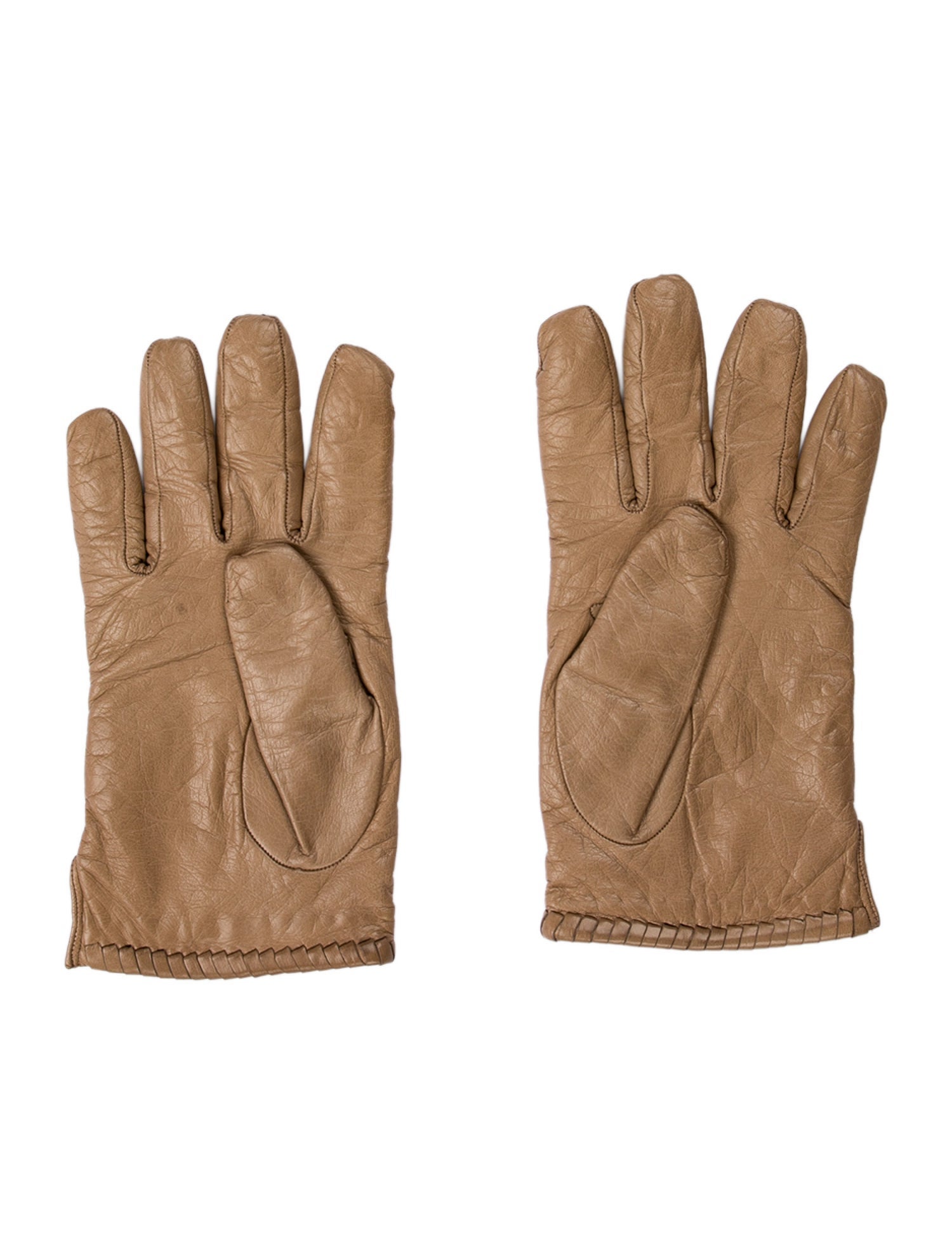 Fendi Mens' Leather Gloves