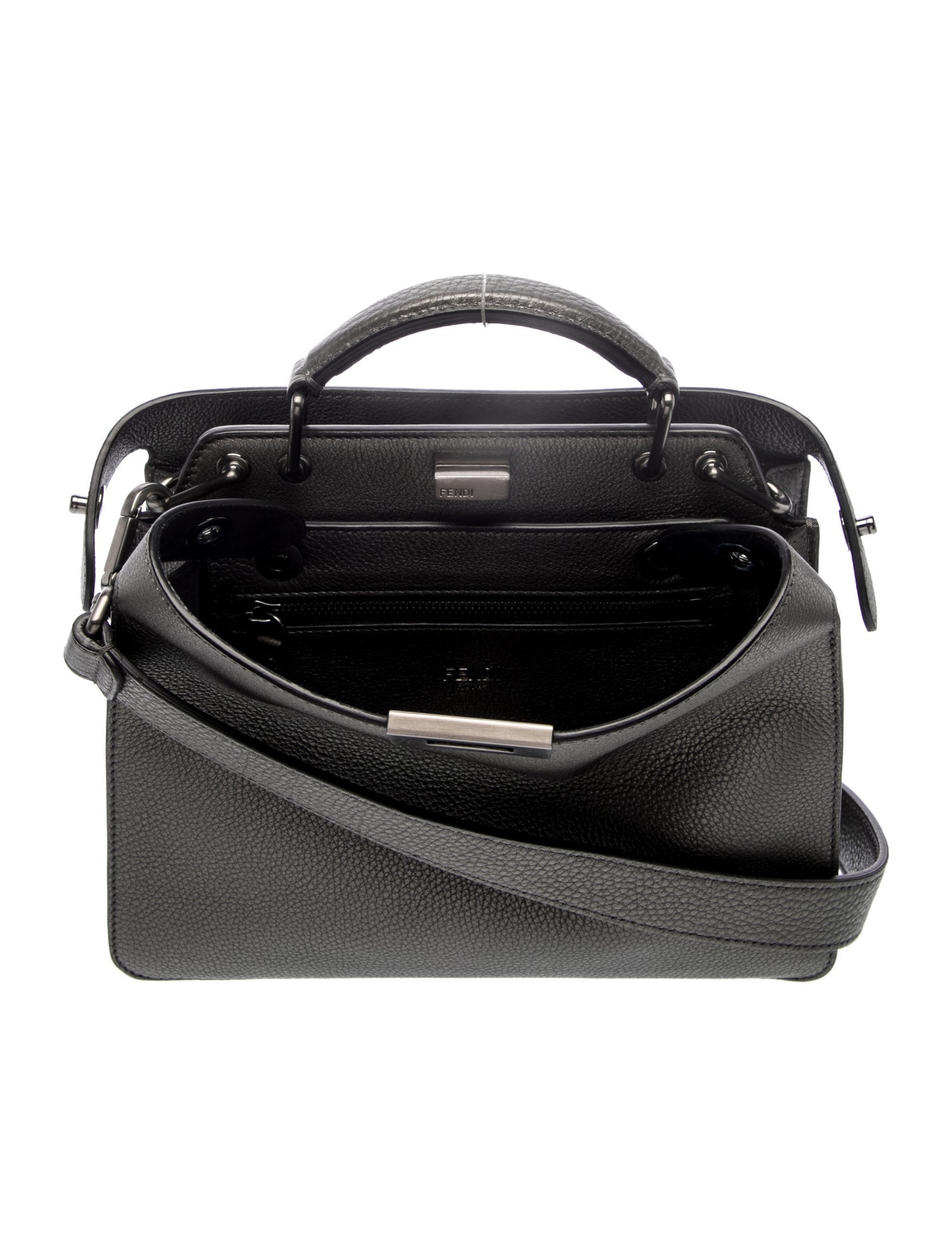 Fendi Leather Peekaboo Medium