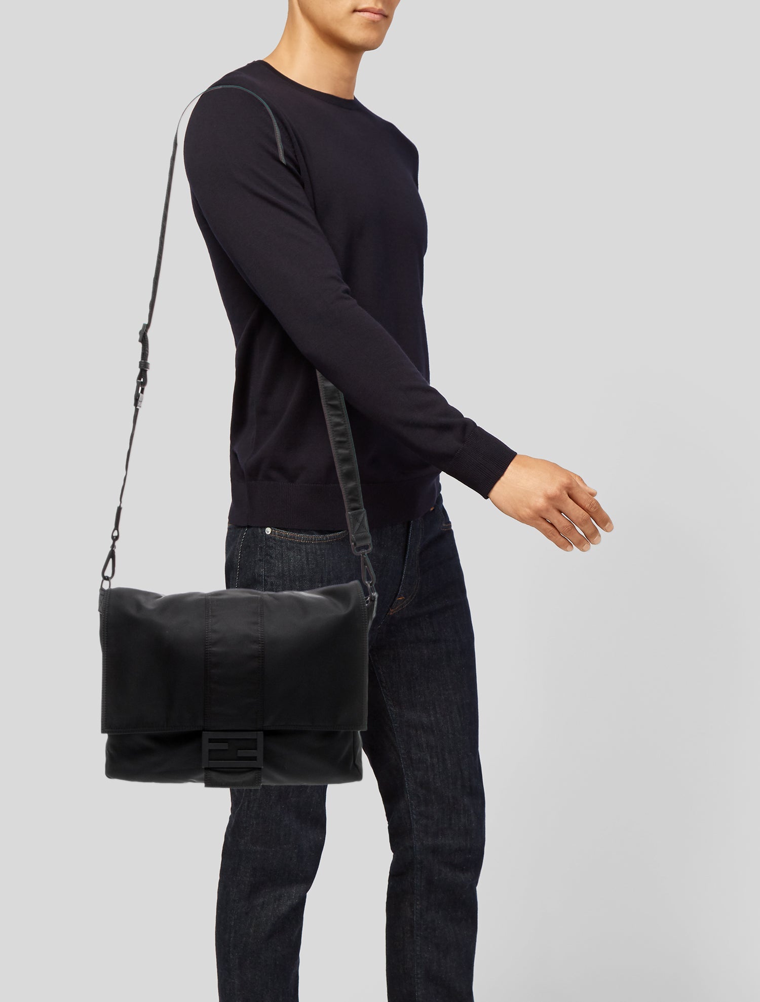 Fendi Zucca FF Baguette Large