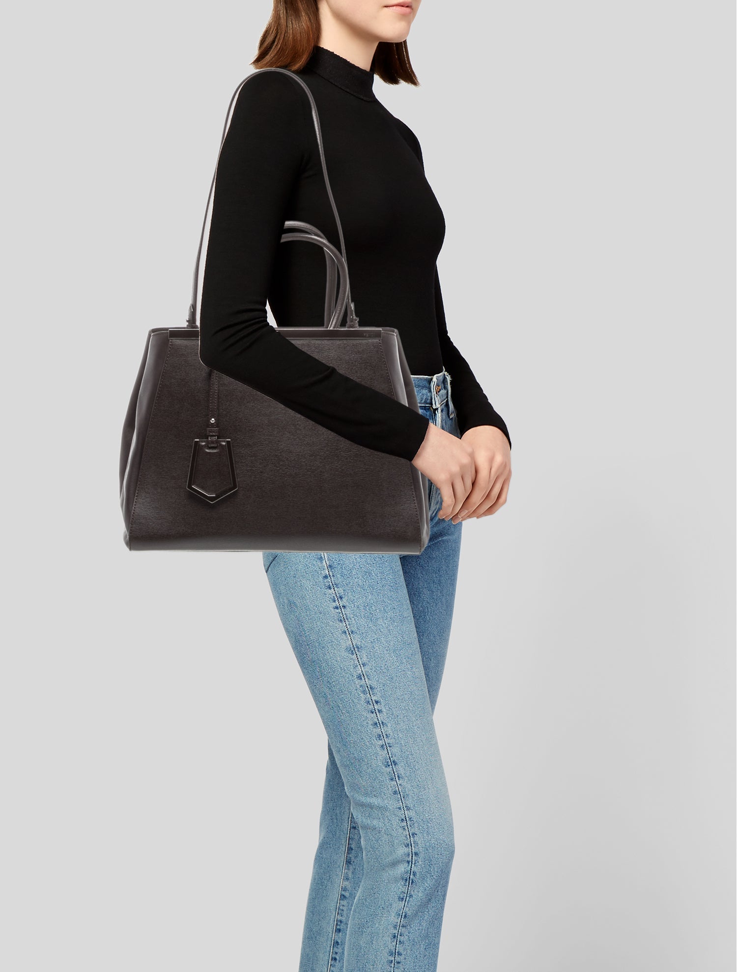 Fendi Saffiano Leather 2Jours