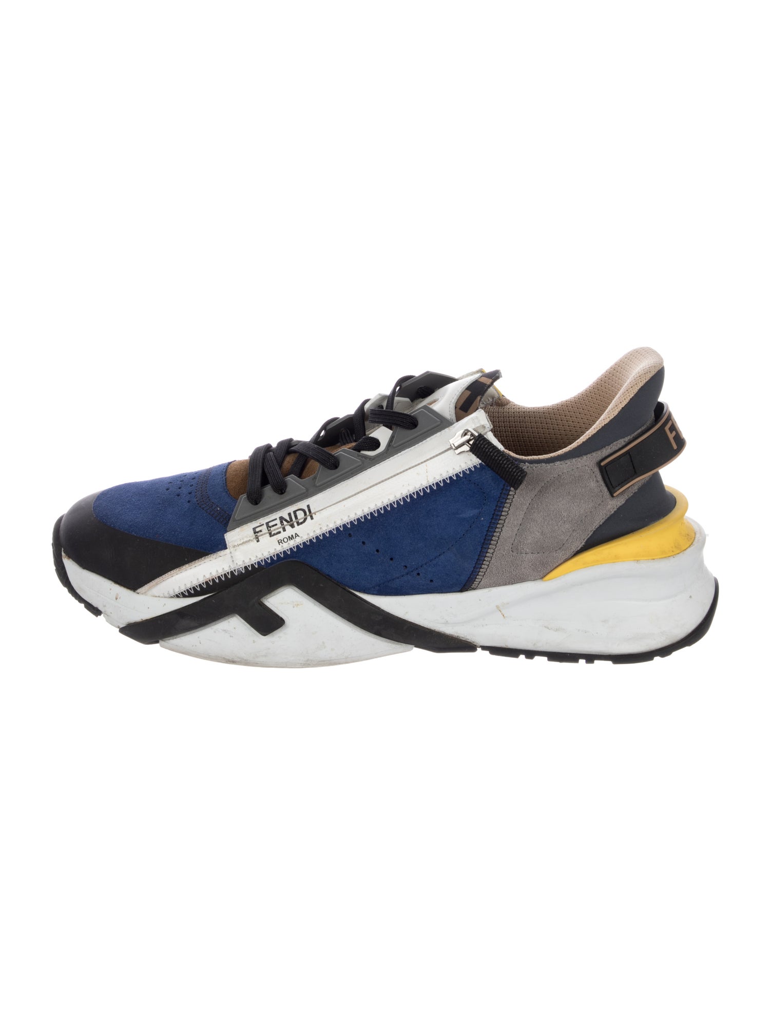 Fendi Zucca FF Logo Nylon Sneakers