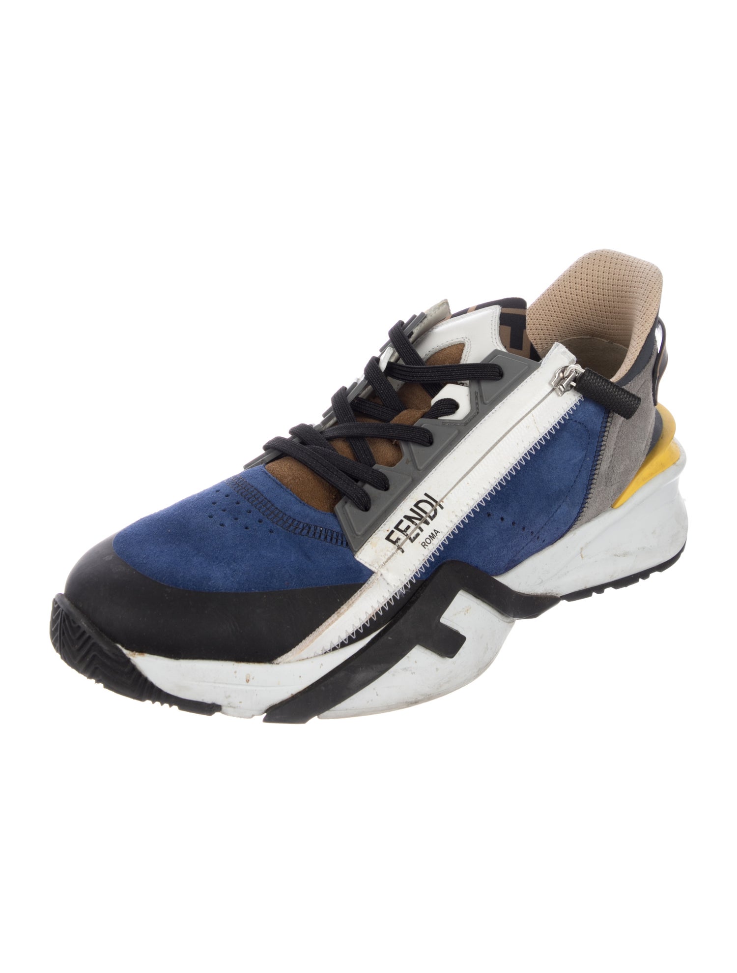 Fendi Zucca FF Logo Nylon Sneakers