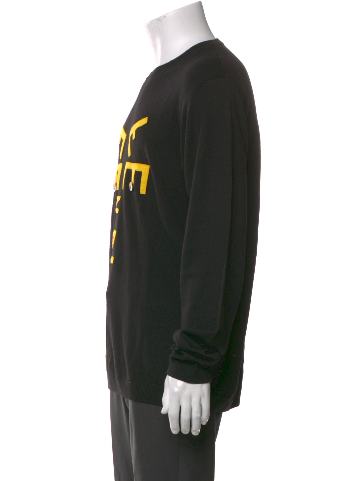 Fendi Zucca FF Logo Virgin Wool Pullover