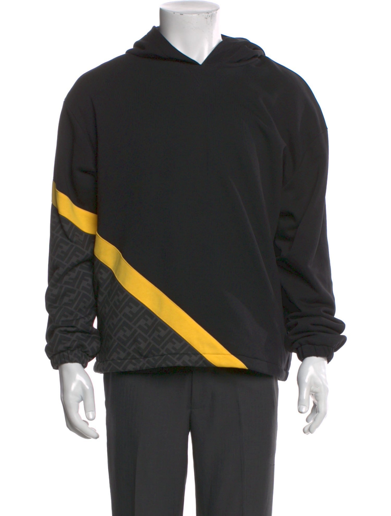 Fendi Graphic Print Crew Neck Hoodie