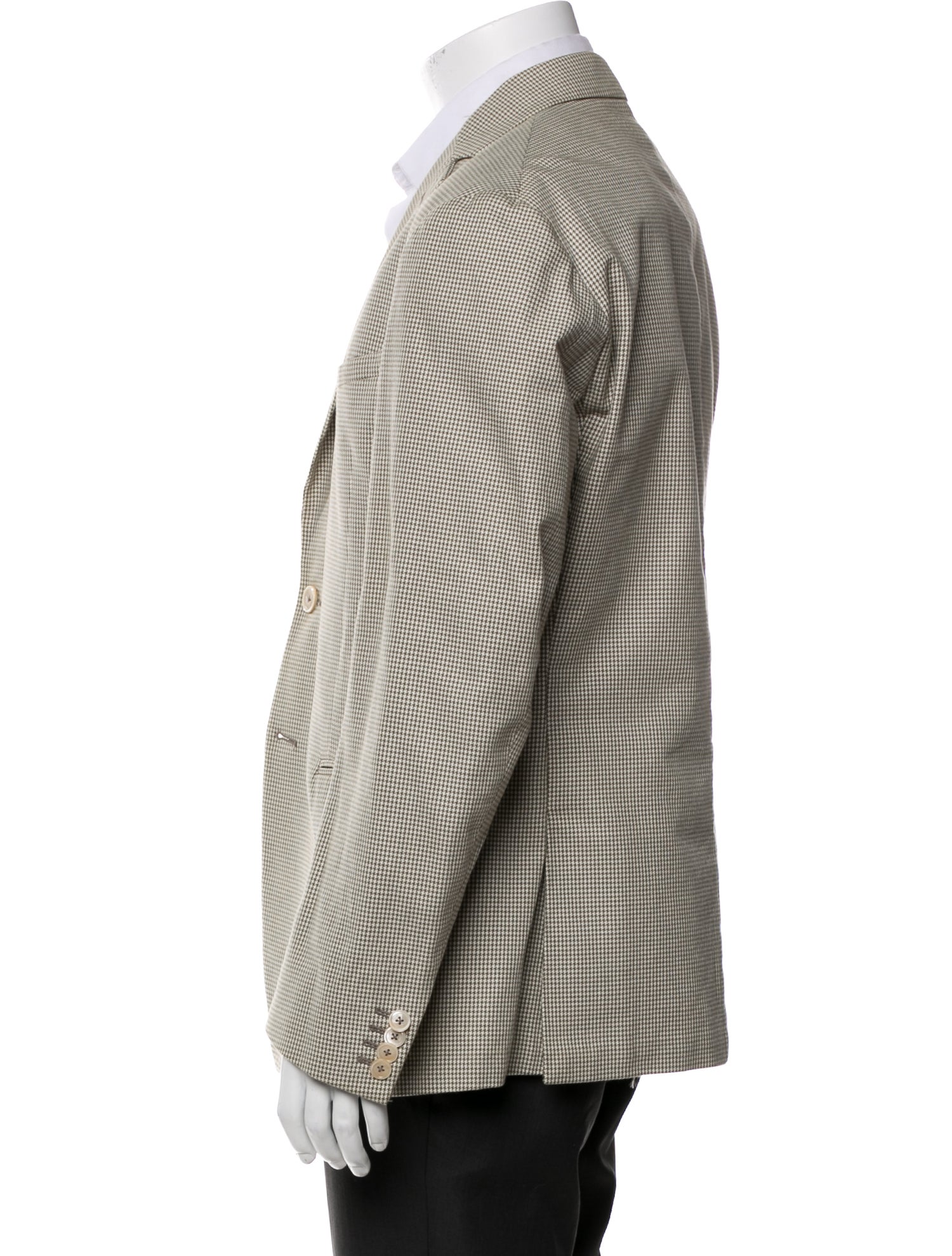 Fendi Houndstooth Print Blazer