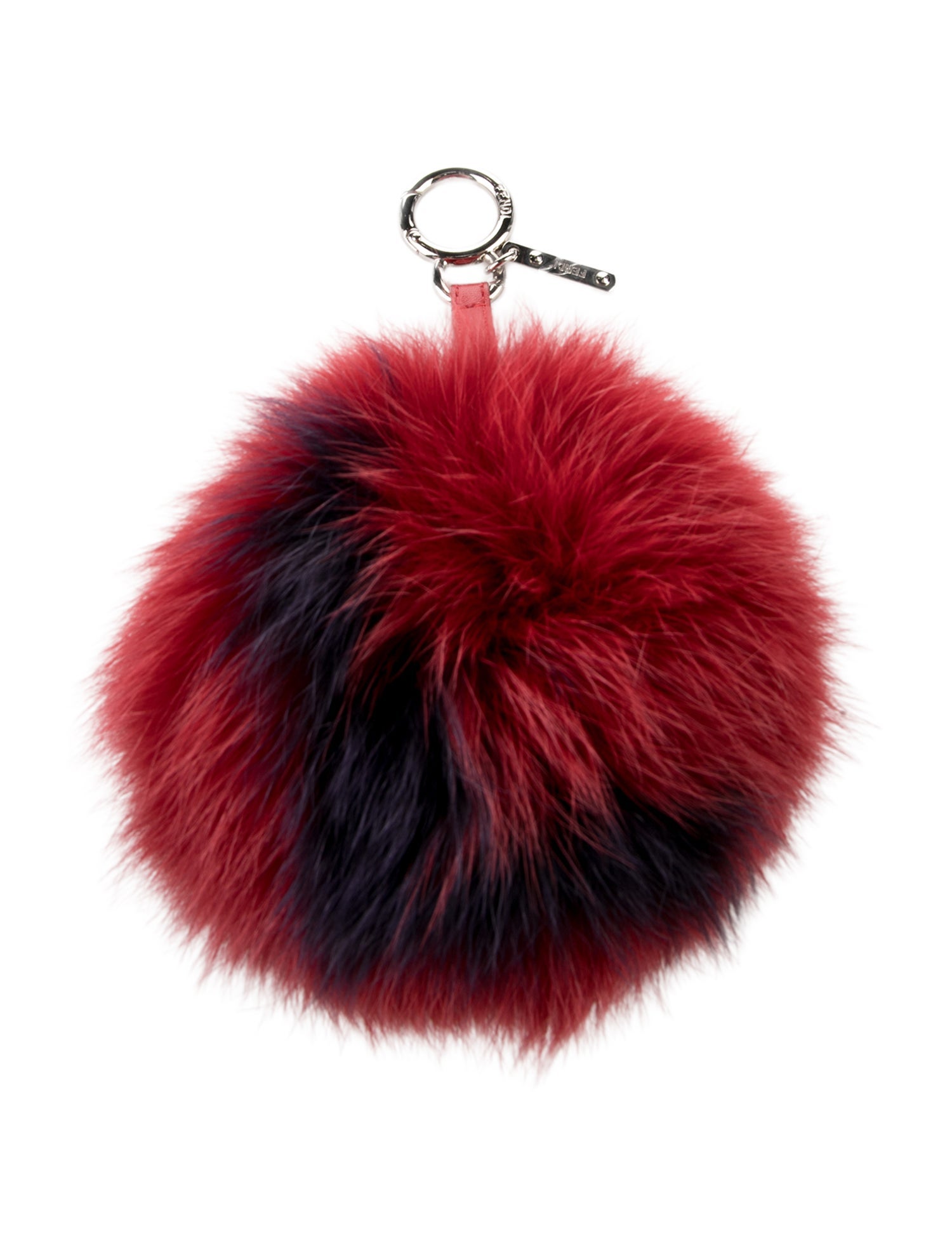 Fendi Fur ABC Charm L Keychain
