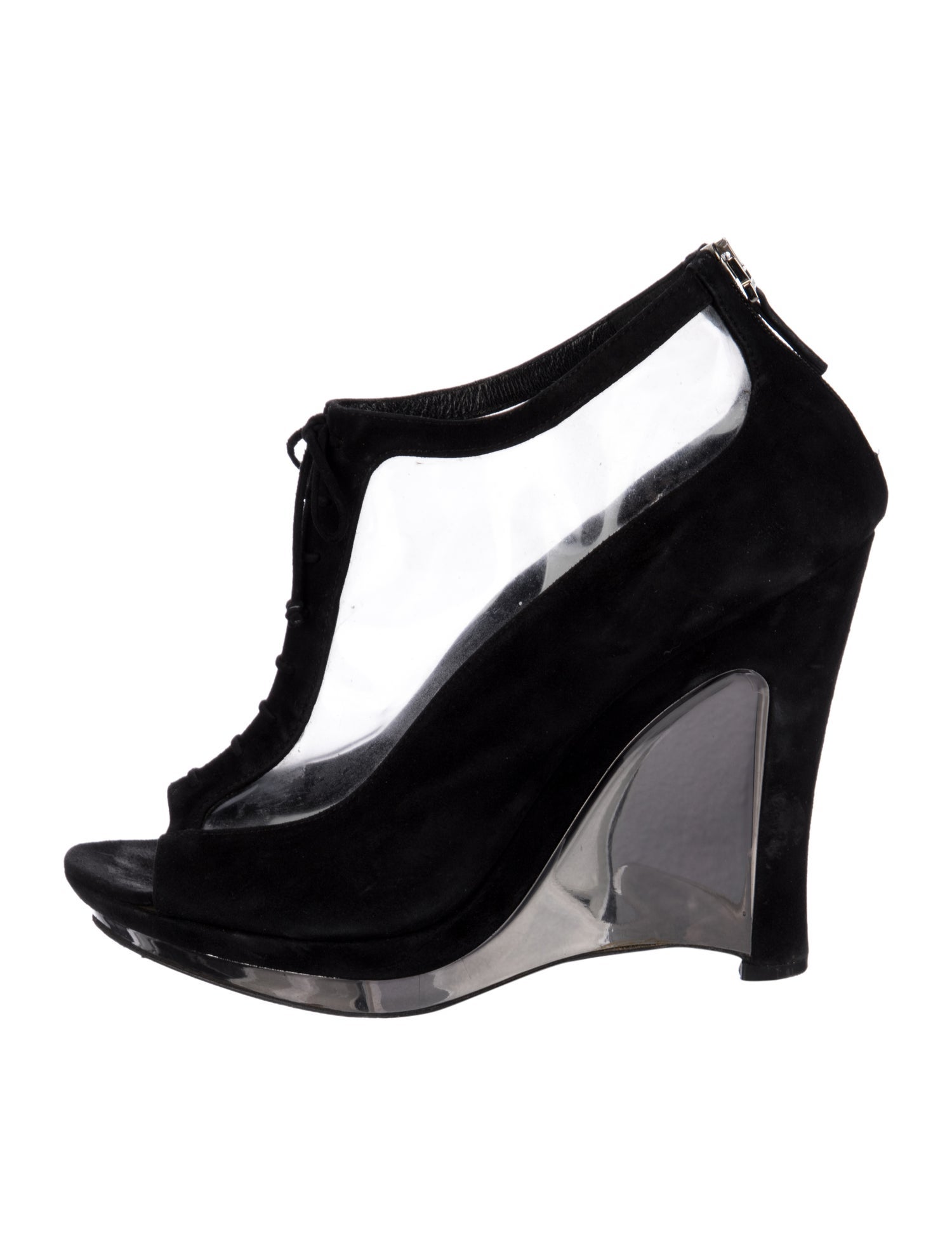 Fendi Suede T-Strap Pumps