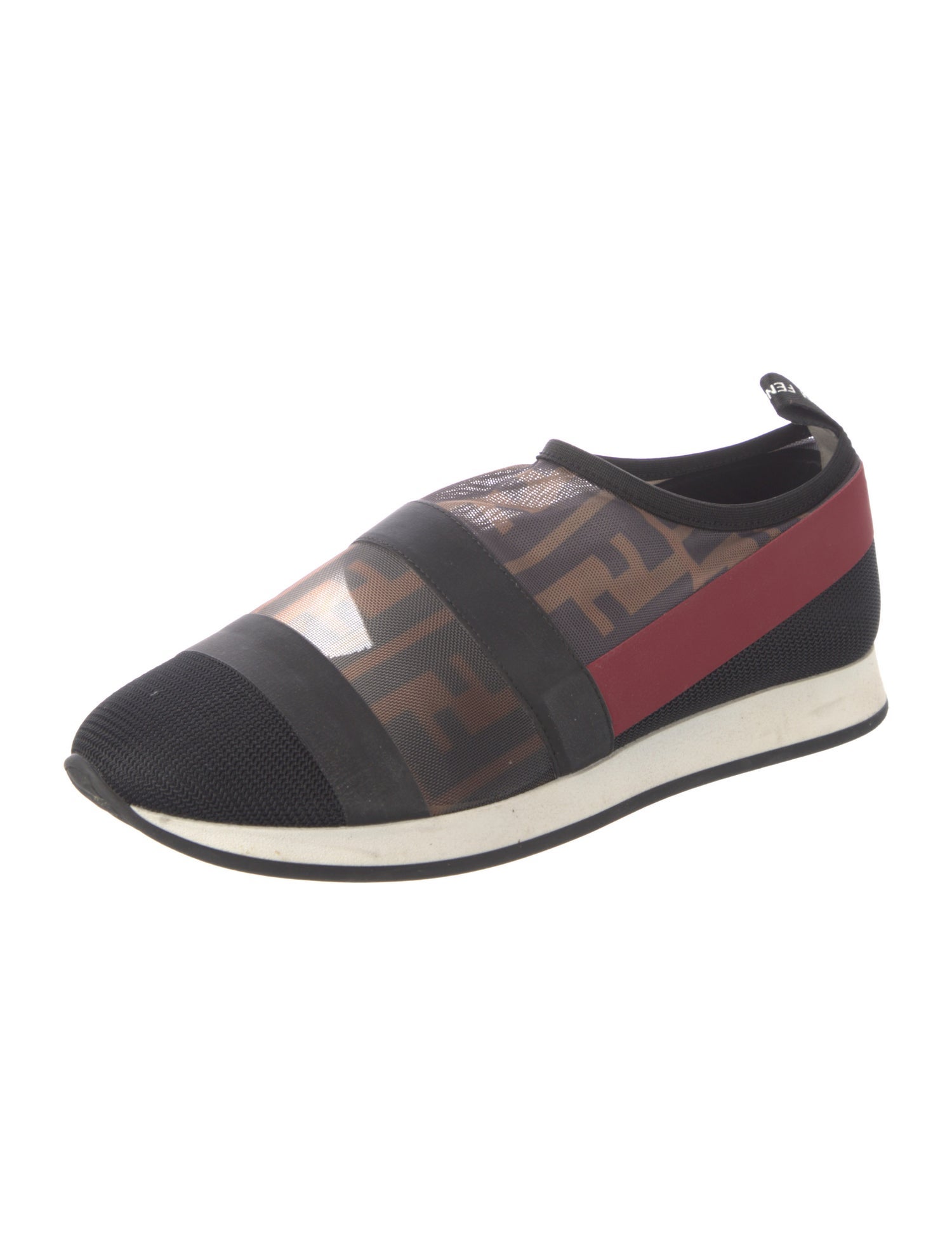 Fendi Zucca FF Logo Mesh Sneakers