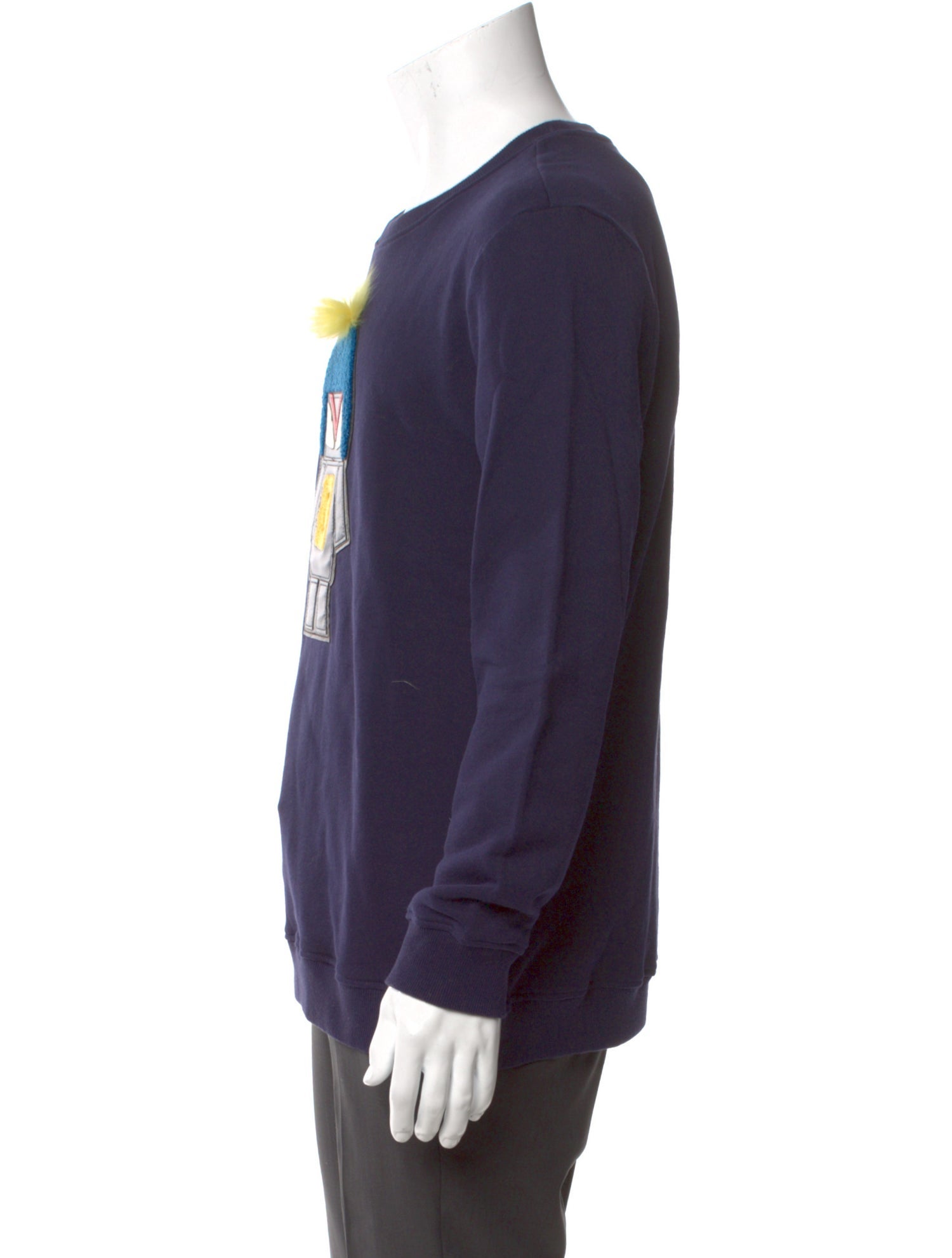 Fendi Graphic Print Crew Neck Pullover