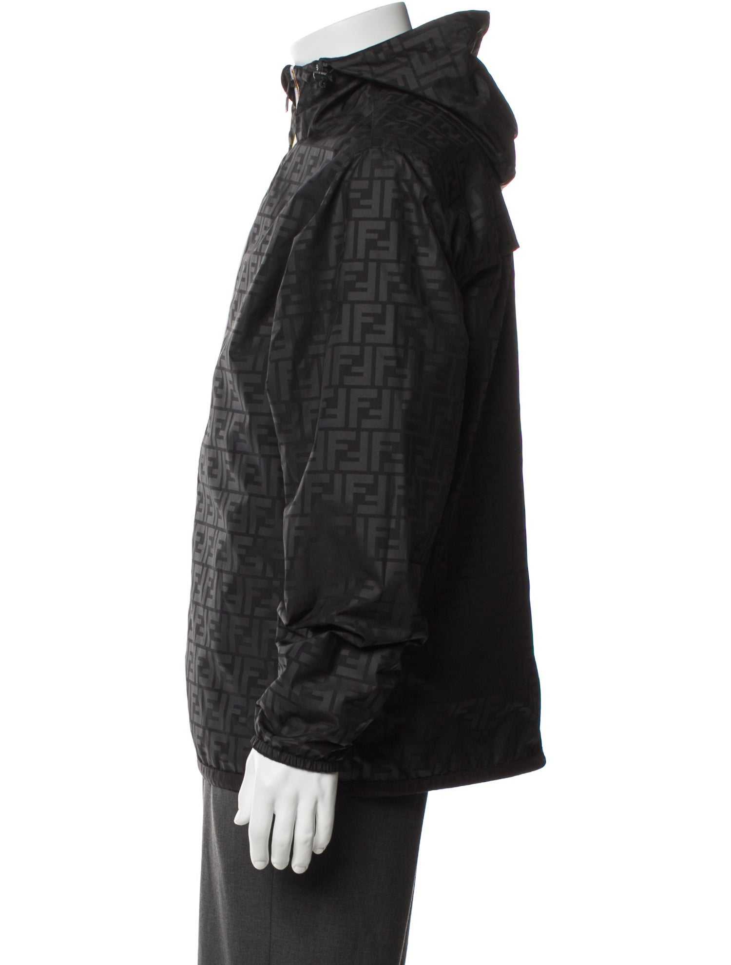 Fendi Zucca FF Logo Printed Parka