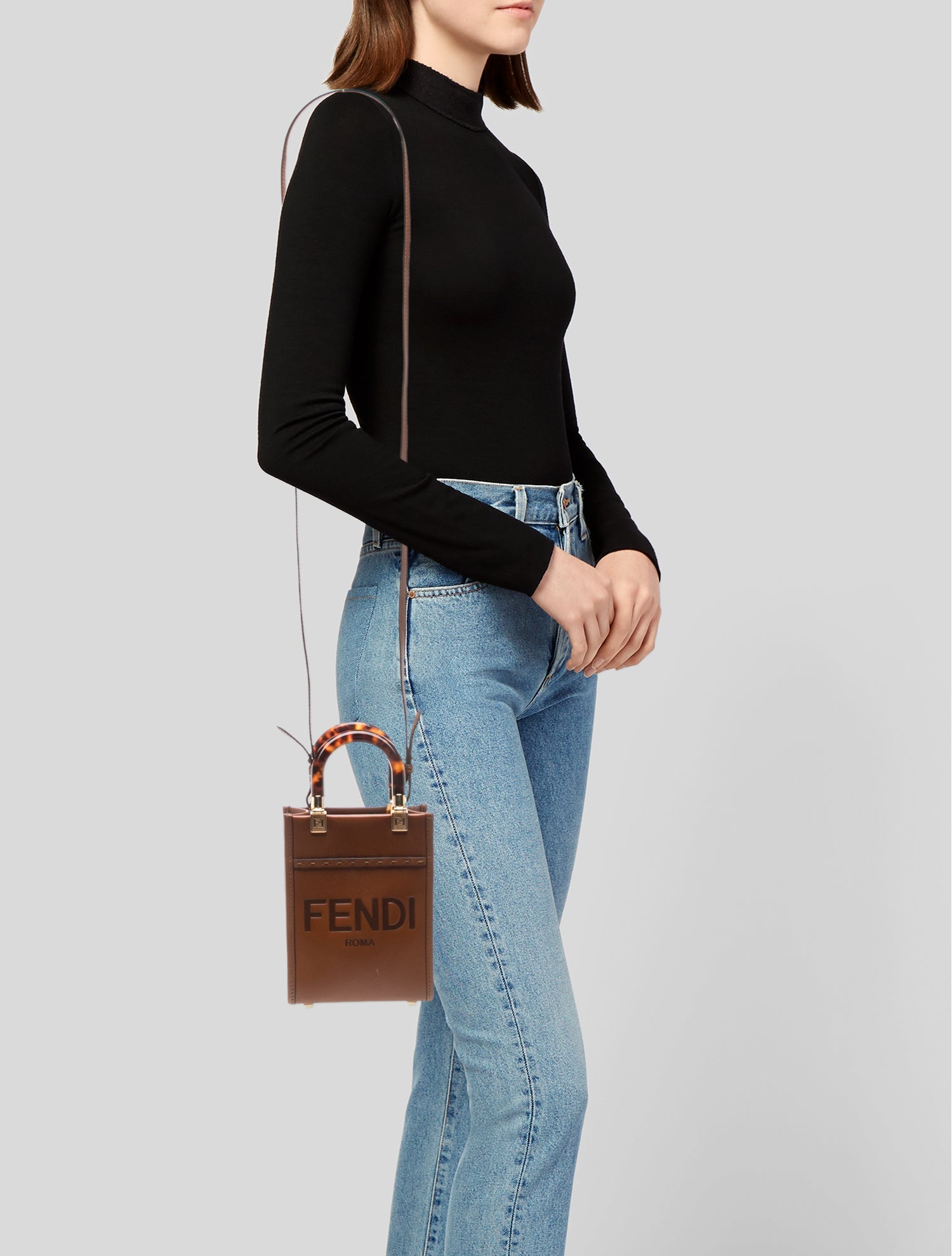 Fendi Leather Crossbody Bag