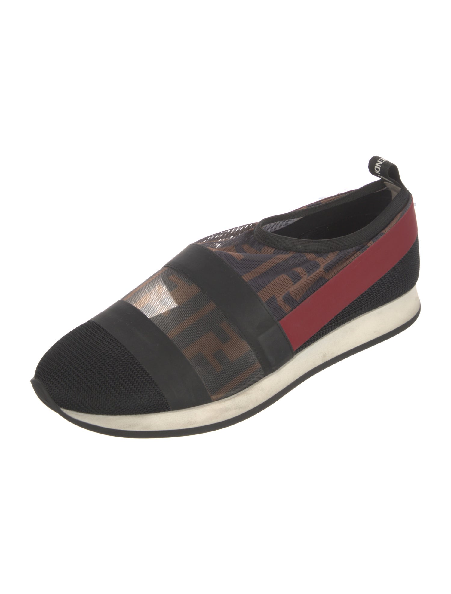 Fendi Zucca FF Logo Mesh Sneakers