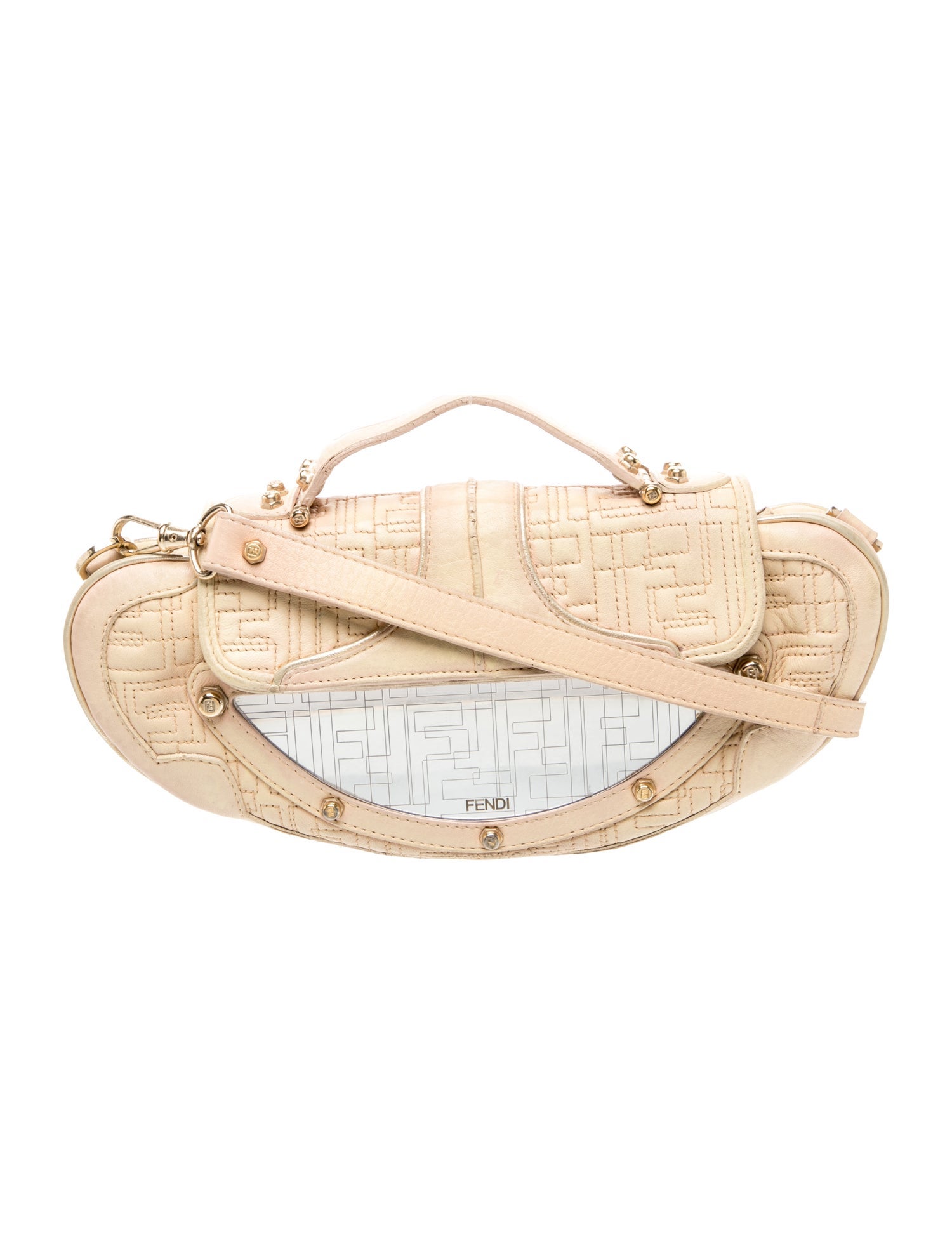 Fendi Zucca FF Top Handle Bag Vintage