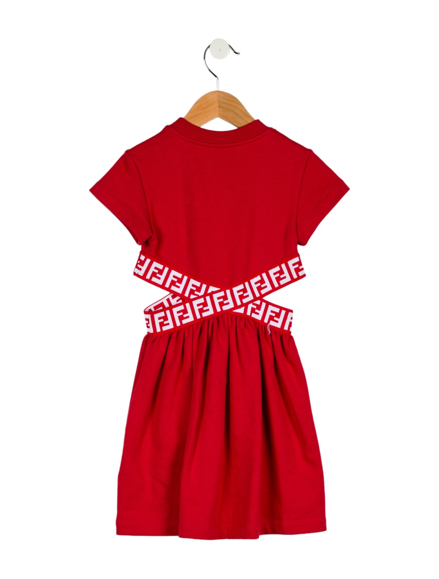 Fendi Girls' Zucca Logo Dress