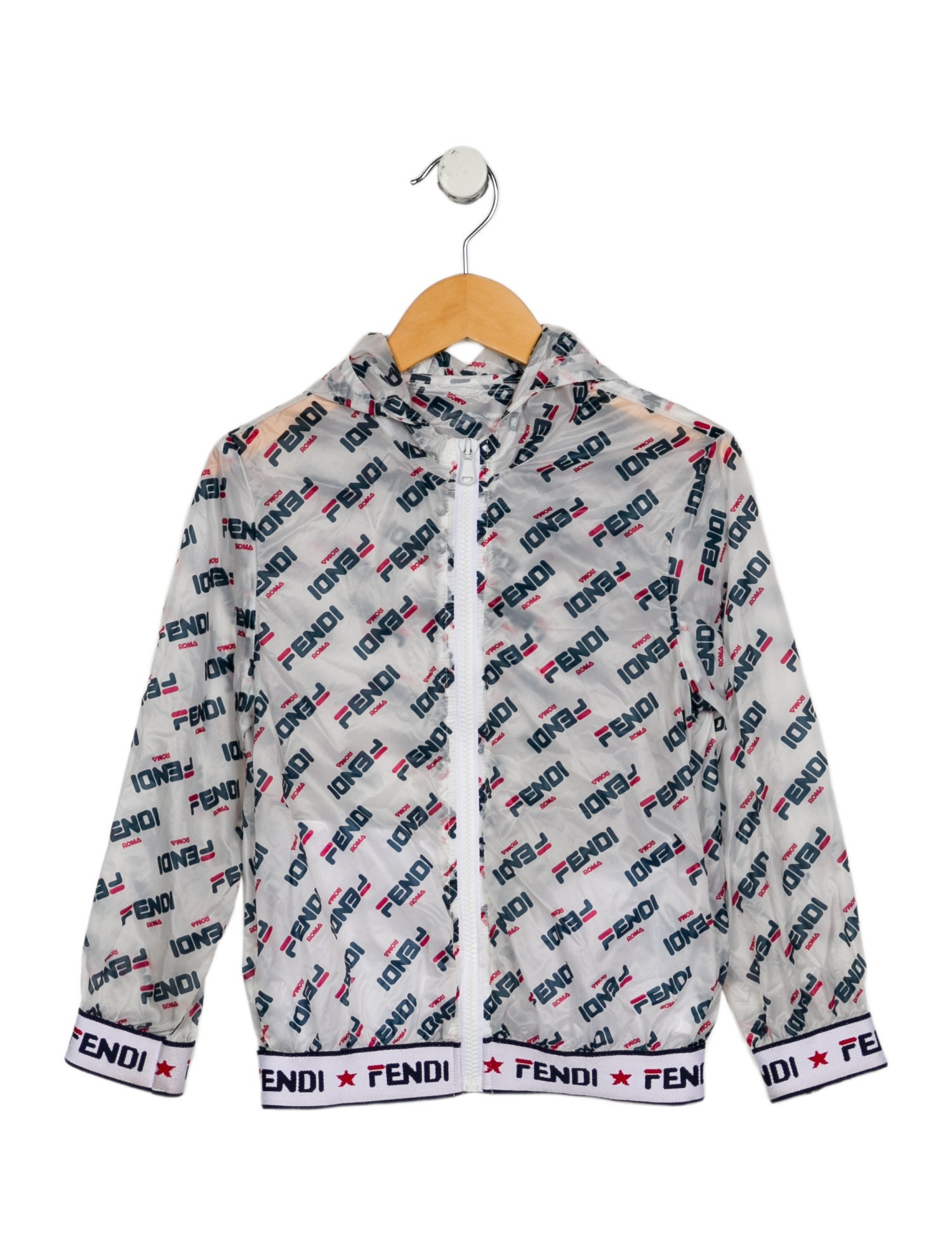 Fendi Toddler Girls' Print Long Sleeve Hoodie