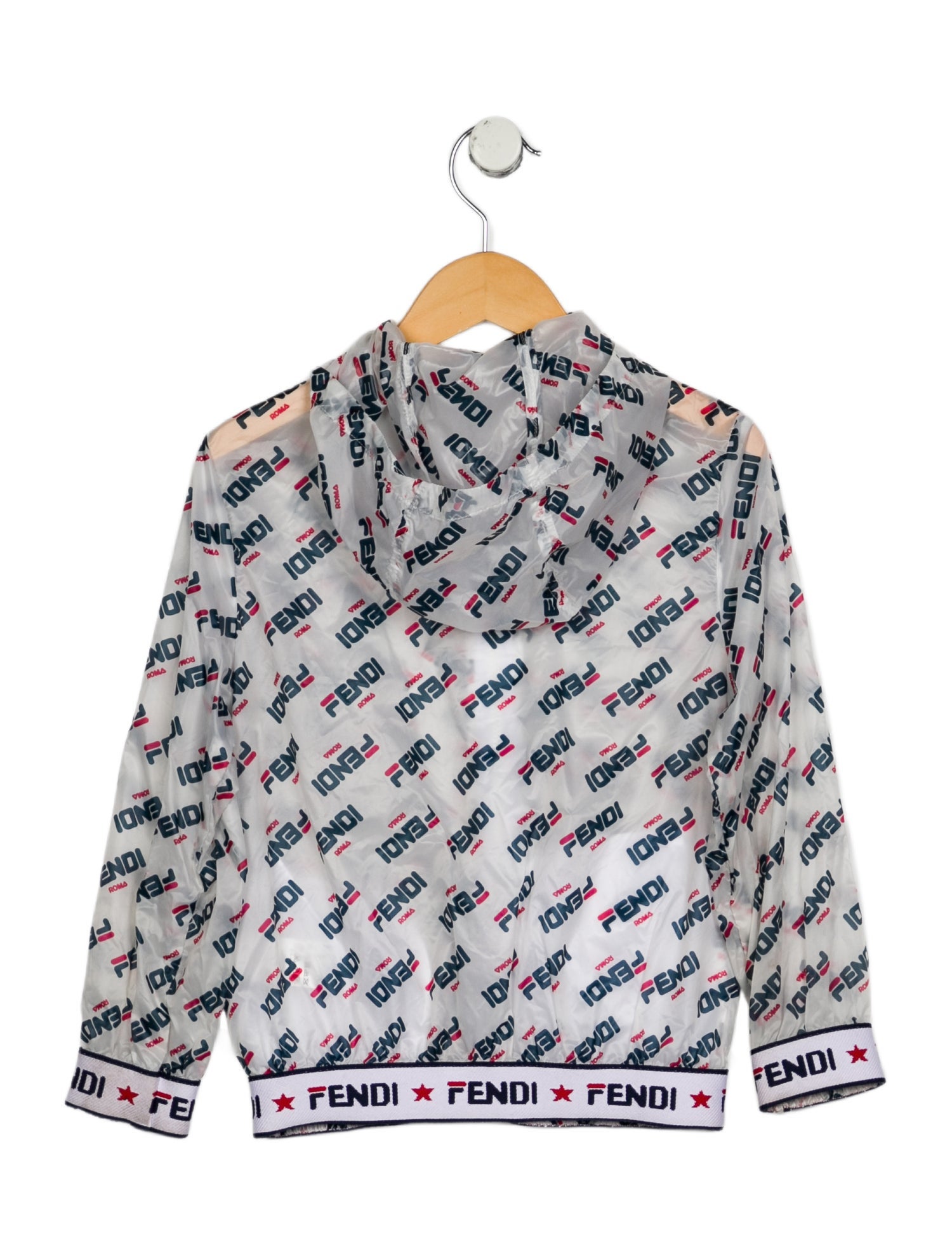 Fendi Toddler Girls' Print Long Sleeve Hoodie