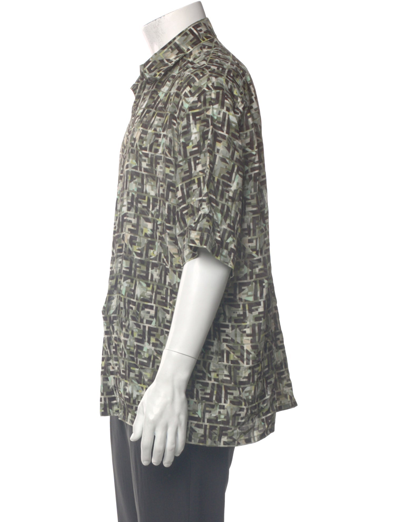 Fendi Zucca FF Logo Printed Shirt