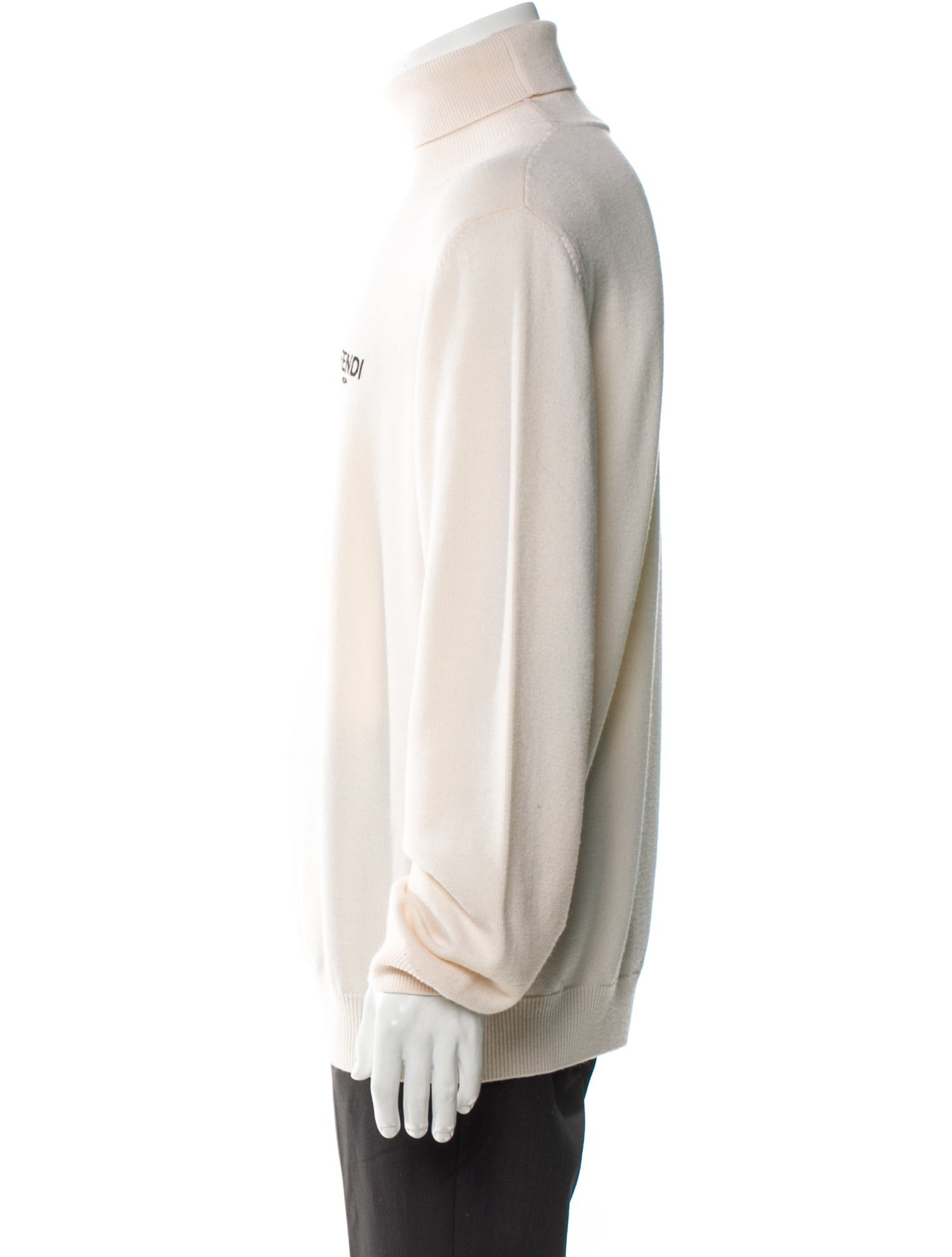 Fendi Wool Graphic Print Pullover