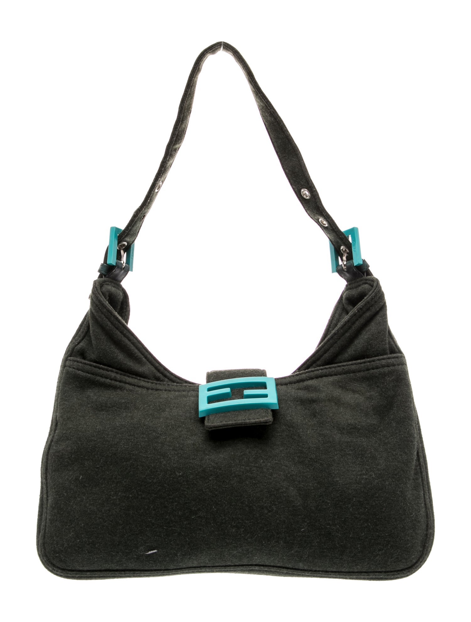 Fendi Signature Double Flap Baguette Vintage