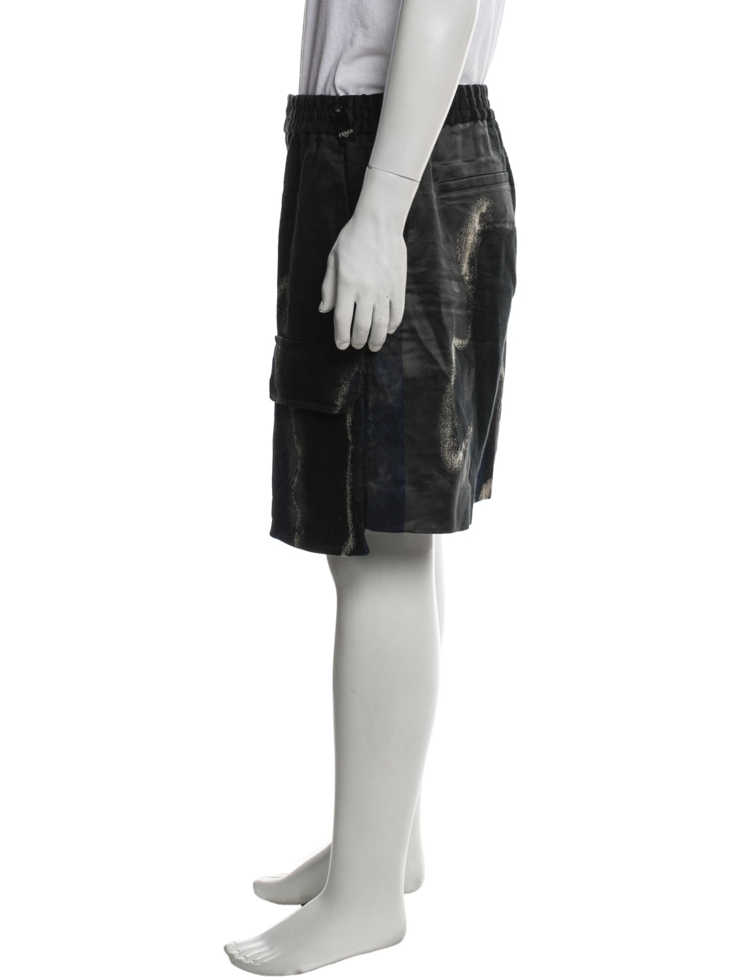 Fendi Zucca FF Logo Shorts