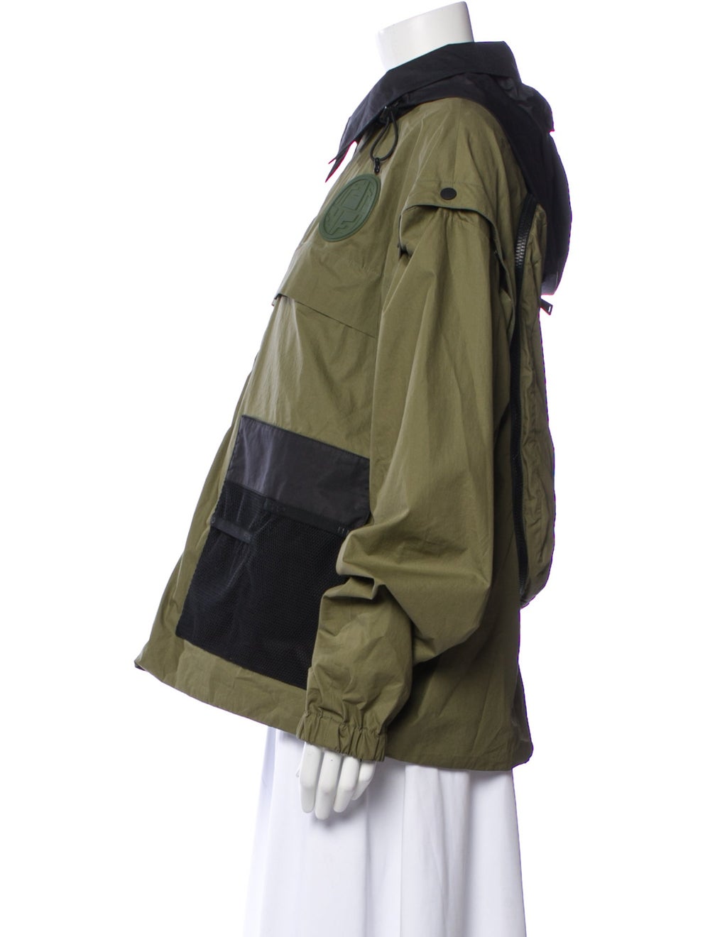 Fendi Colorblock Pattern Utility Jacket - image 2