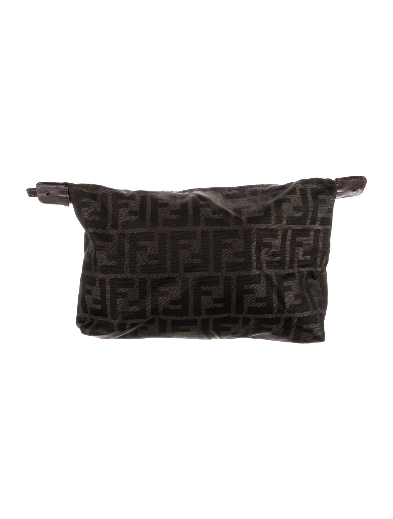 Fendi Women's Zucca F Canvas Cosmetic Bag